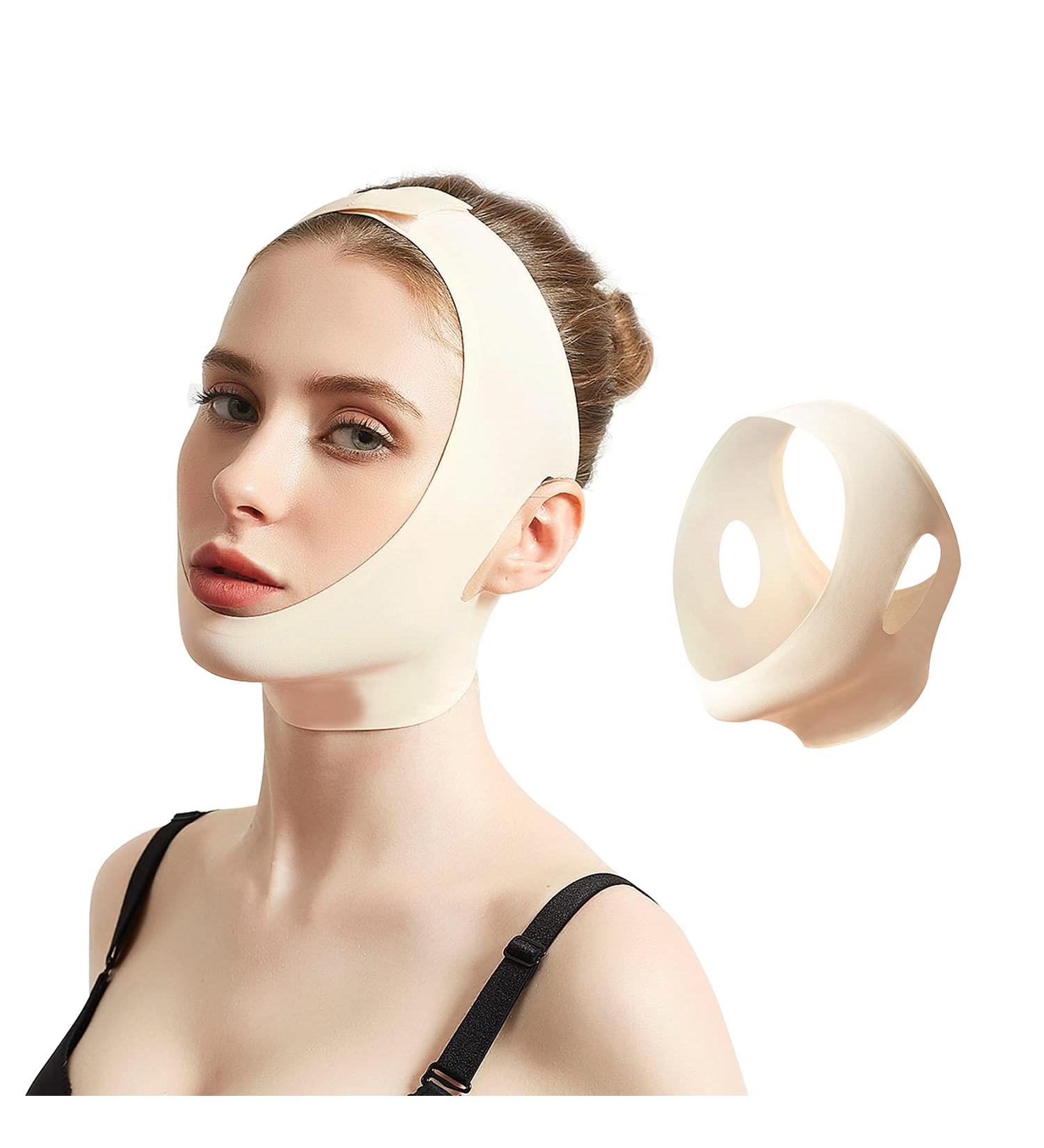 CPAP Chin Strap for Snoring - Anti Snoring Compression Garment XXL for Mouth Closure - Double Chin Reducer and Neck Slimmer - Buy Online on GoSupps.com