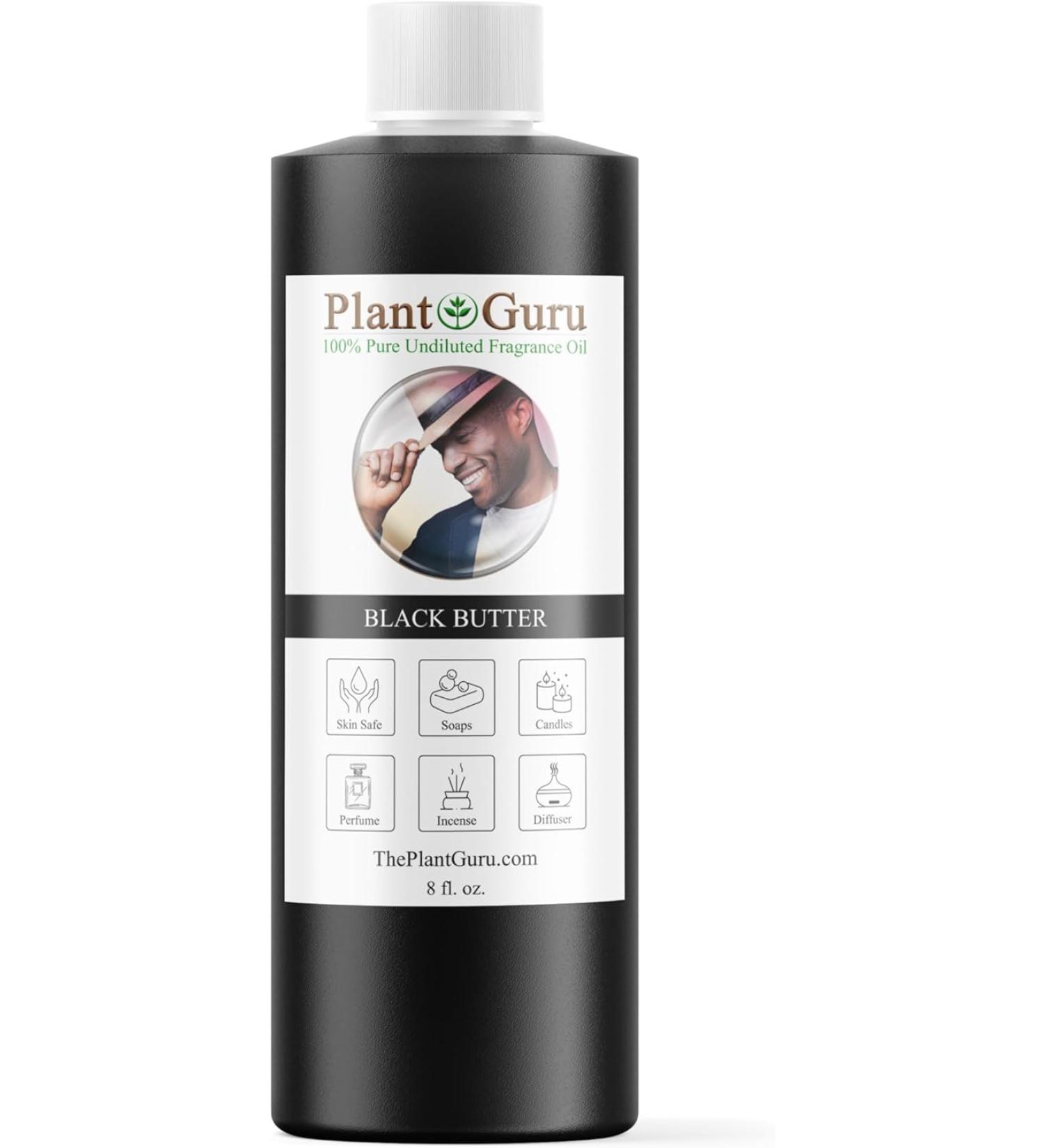 Black Butter Fragrance Oil 8 fl. oz | Ideal for DIY Soap Candles & Bath Bombs | Aromatherapy Lotions & Body Butters - Buy Online on GoSupps.com