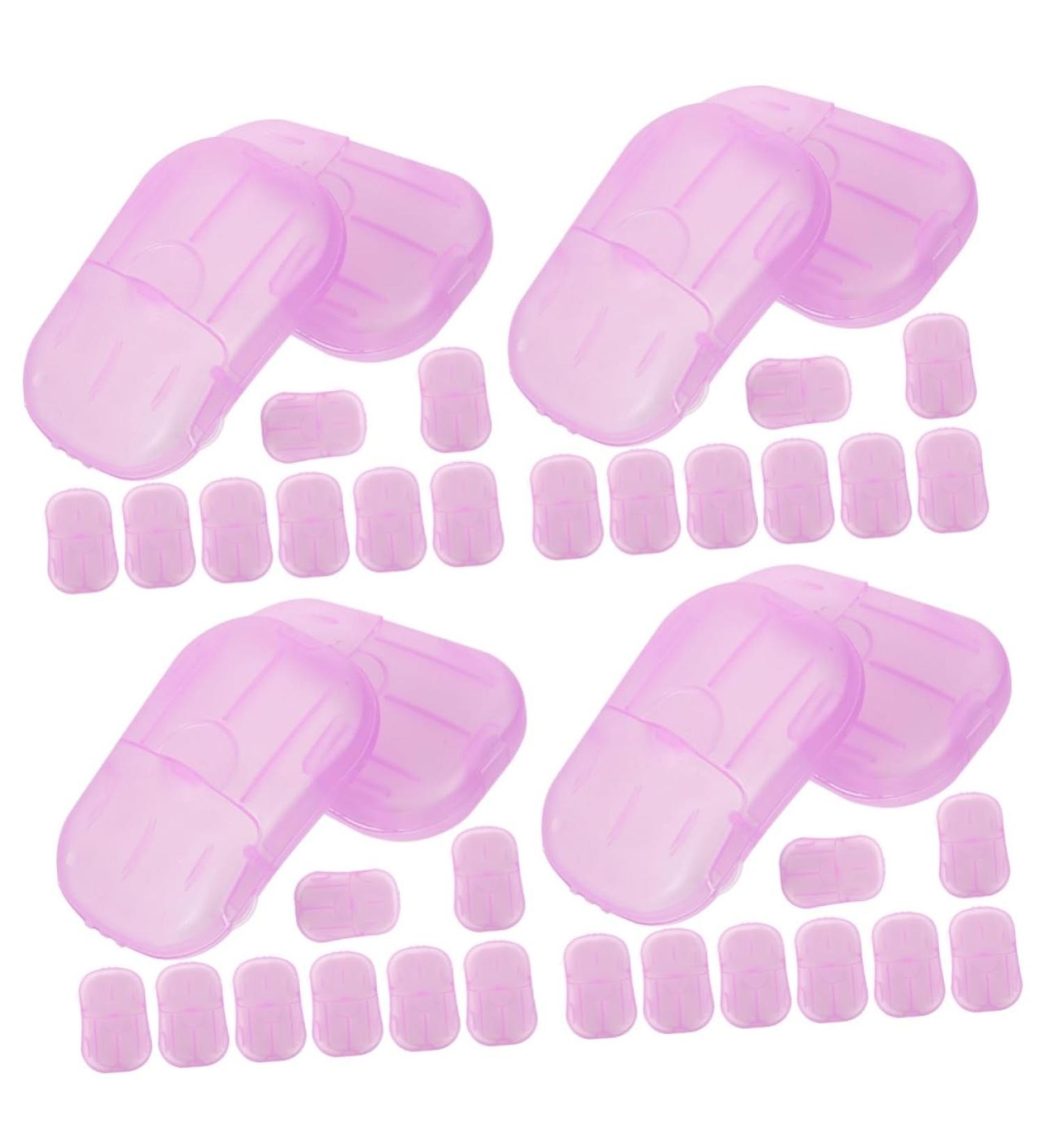 BESPORTBLE Travel Soap Sheets of Small Soap Slices Portable Packaging for Outdoor Hand Washing for Camping and Travel Lightweight and Convenient - Buy Online on GoSupps.com