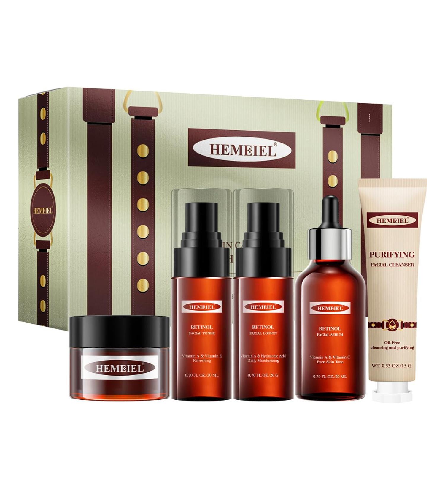 Vitamin C Skin Care Kit Vitamin C Complete Skin Care Set Boosting Collagen & Hydrating for Women