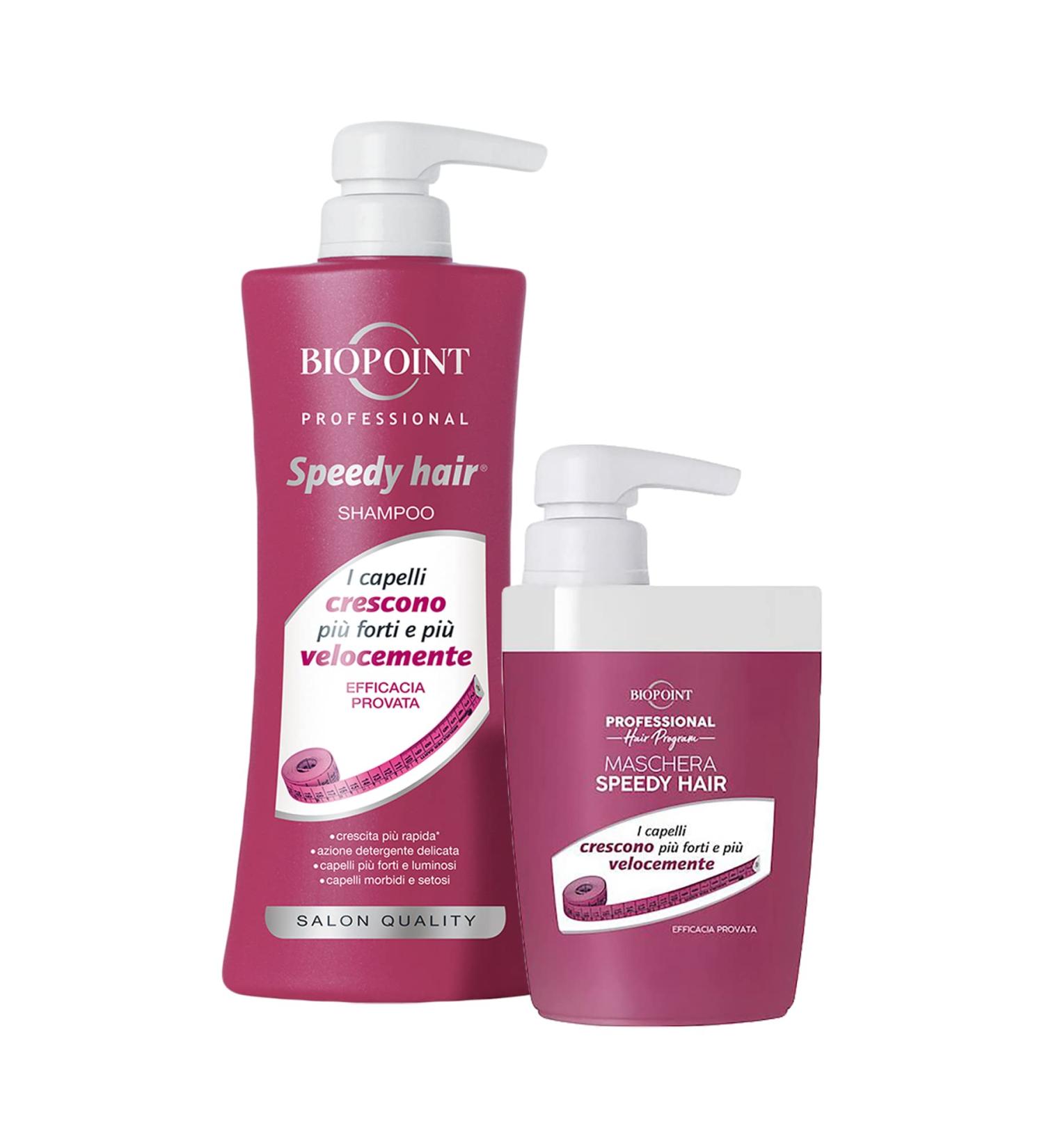 Biopoint Speedy Hair Kit Shampoo 400 ml + mask 250 ml - Buy Online on GoSupps.com