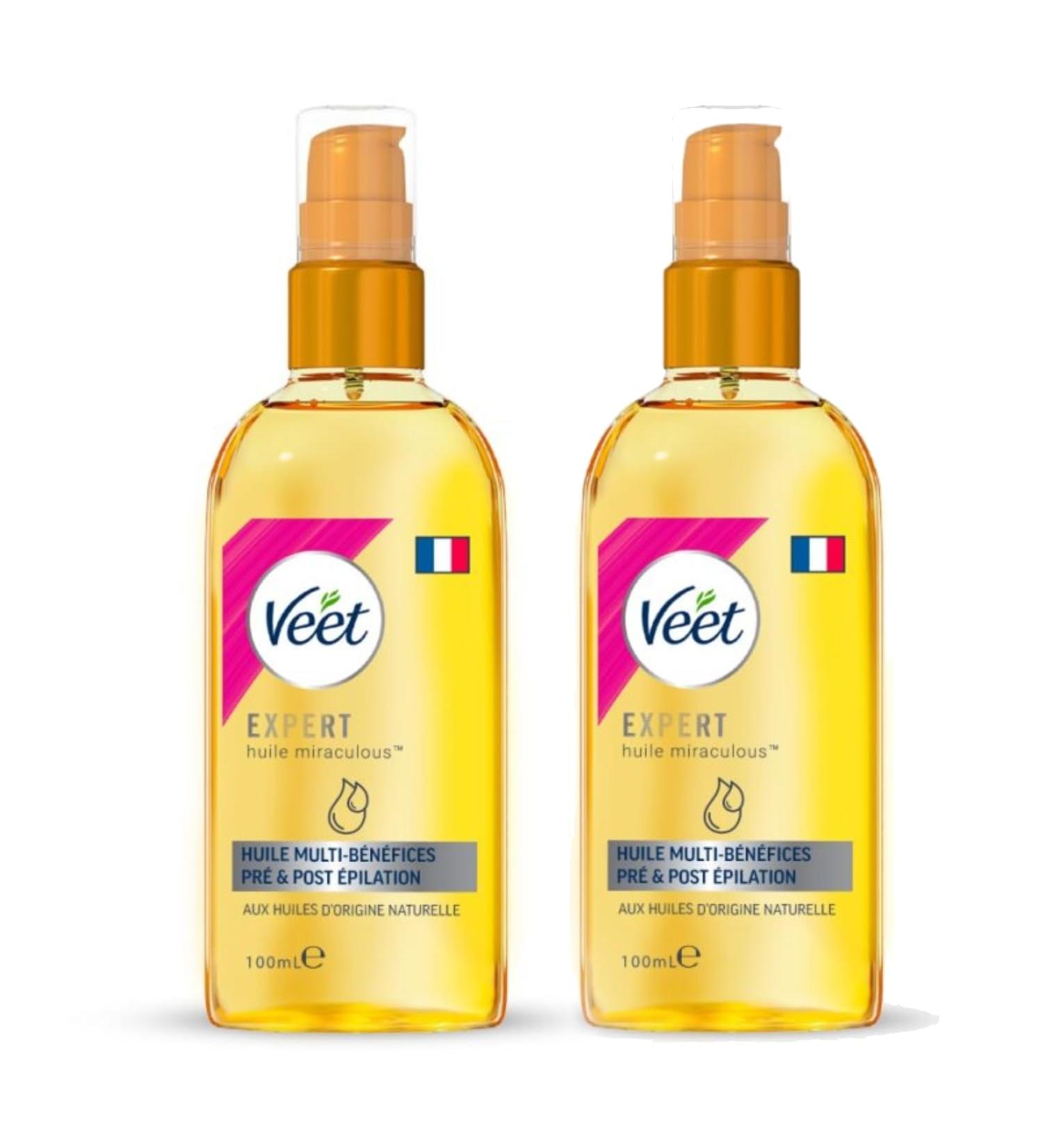 Veet - Moisturizing Miraculous Oil Post Hair Removal and Pre and Post Shave - Based on Natural Origin Oils (200ml) - Buy Online on GoSupps.com