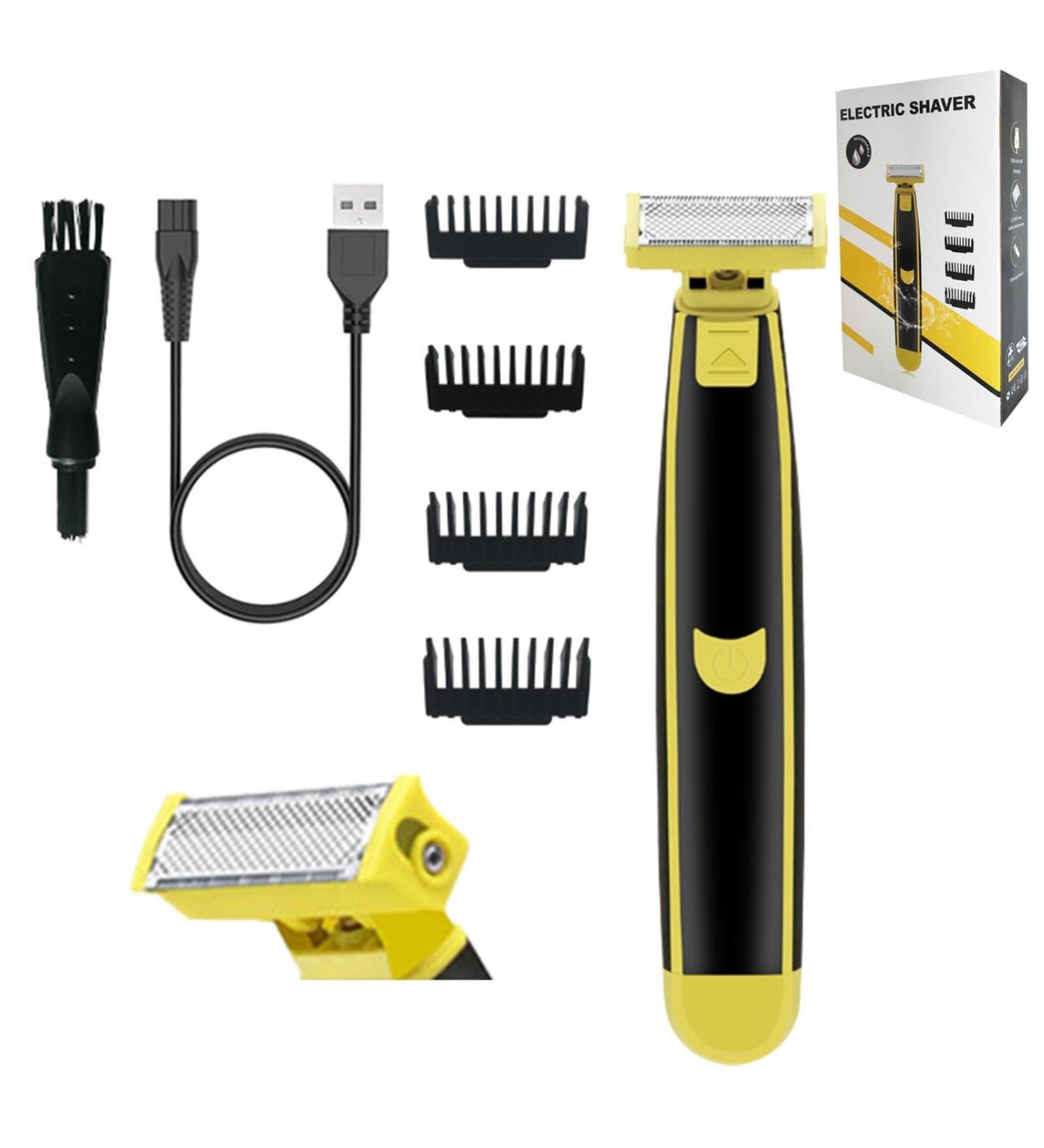 Full Body Wet & Dry Electric Shaver for Men - Washable Double Shave Model #11 | International Shipping Available - Buy Online on GoSupps.com