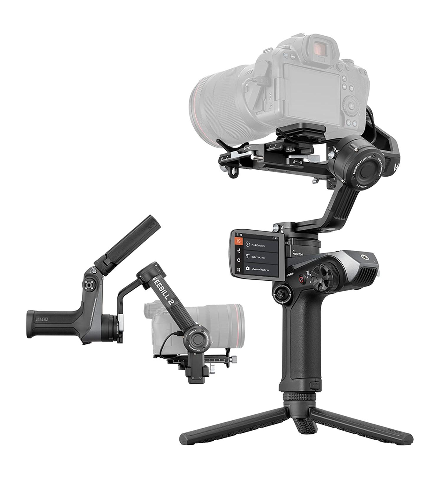 Zhiyun Weebill 2 3-Axis Gimbal Stabilizer for DSLR & Mirrorless Cameras | 2.88 Flip-Out Touchscreen | Sony A1 A7IV A7III A7S3 Canon R5 R6 5D4 Panasonic GH6 GH5 - Buy Online on GoSupps.com