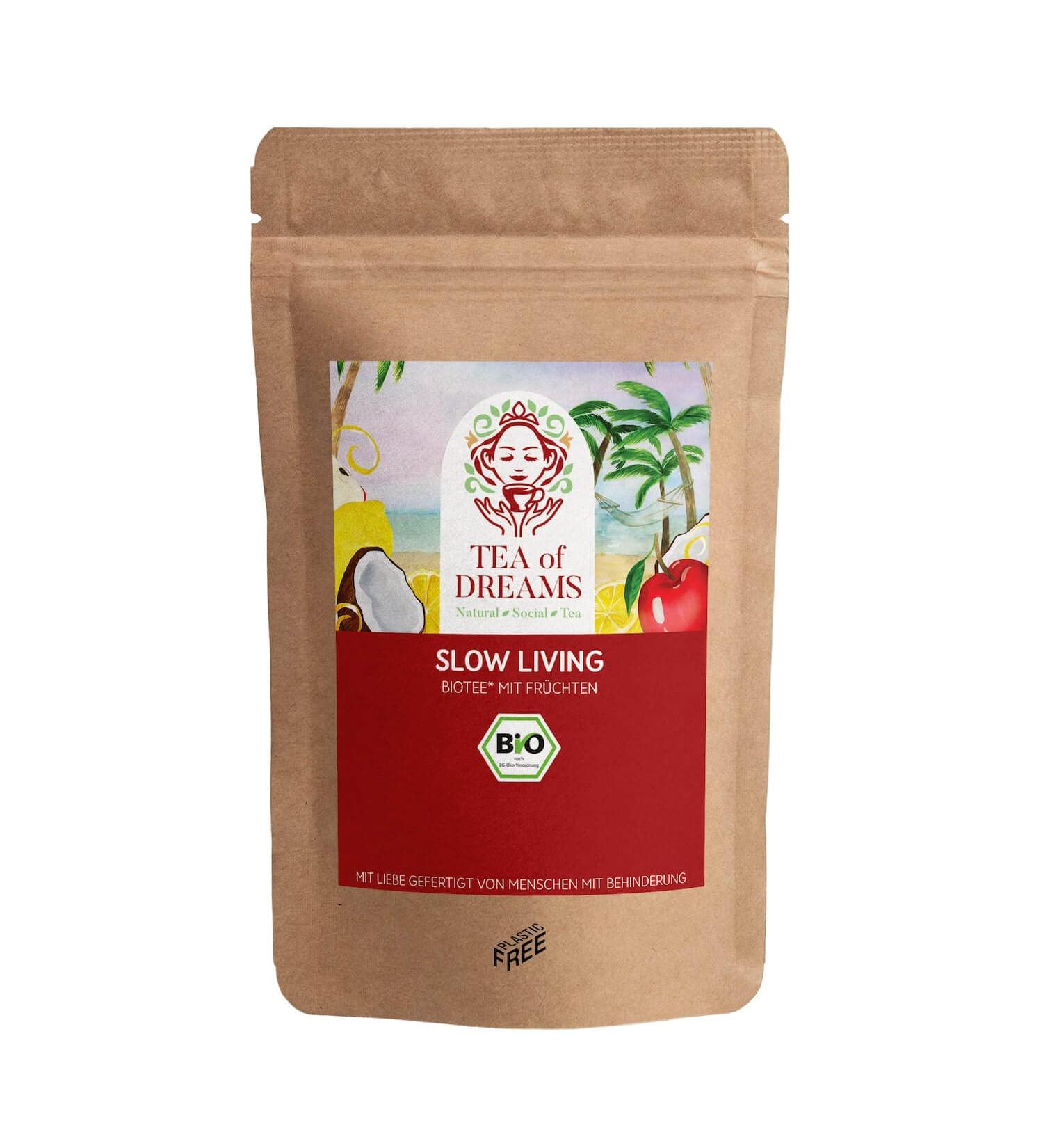  Tea of Dreams Organic Fruit Tea | "Slow Living" | Organic Fruit Tea | Loose Leaf Tea | 250g - Buy Online on GoSupps.com