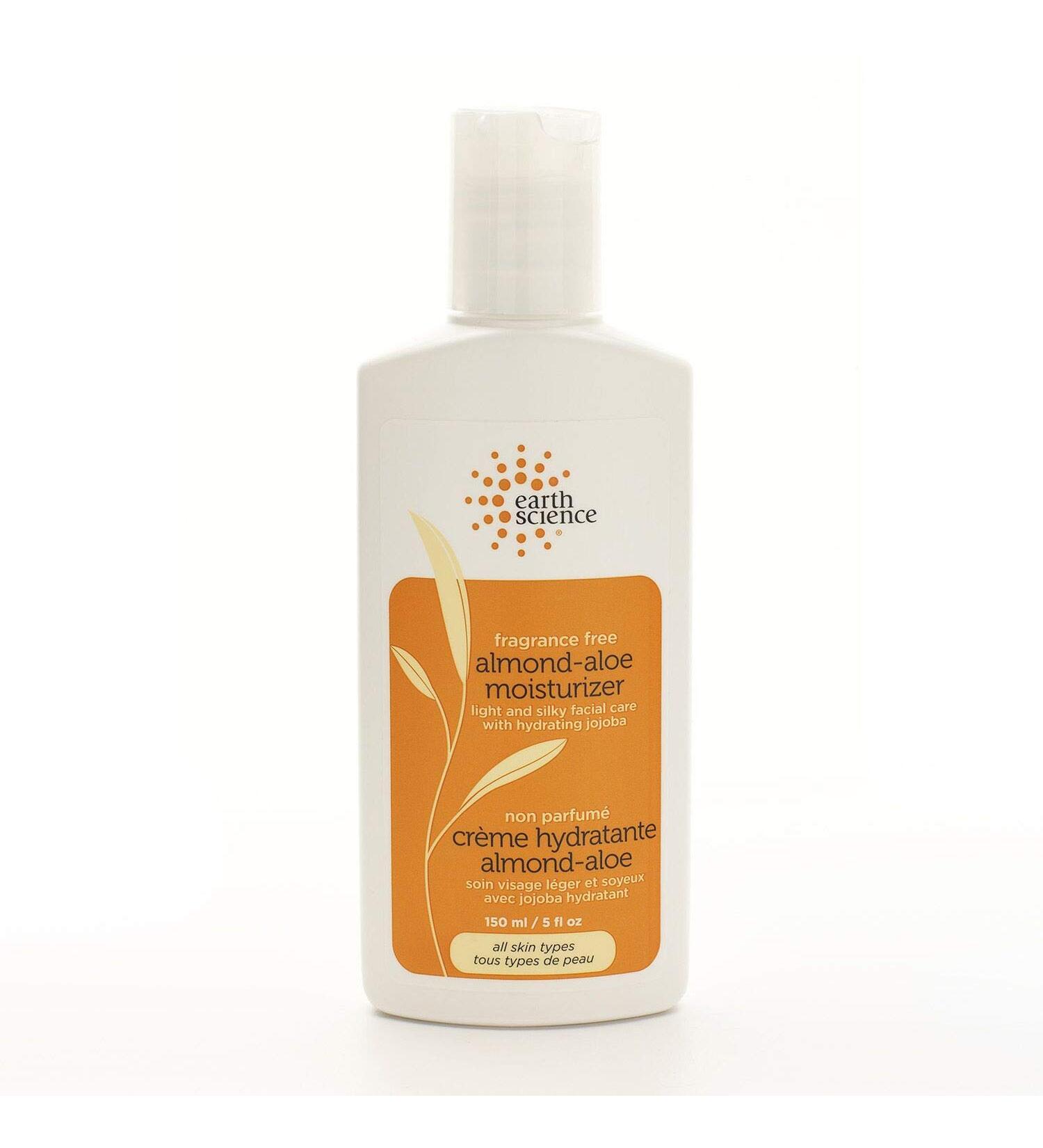 Earth Science Almond-Aloe Moisturizer Fragrance Free | 5 fl oz | Hydrating Skincare - Buy Online on GoSupps.com