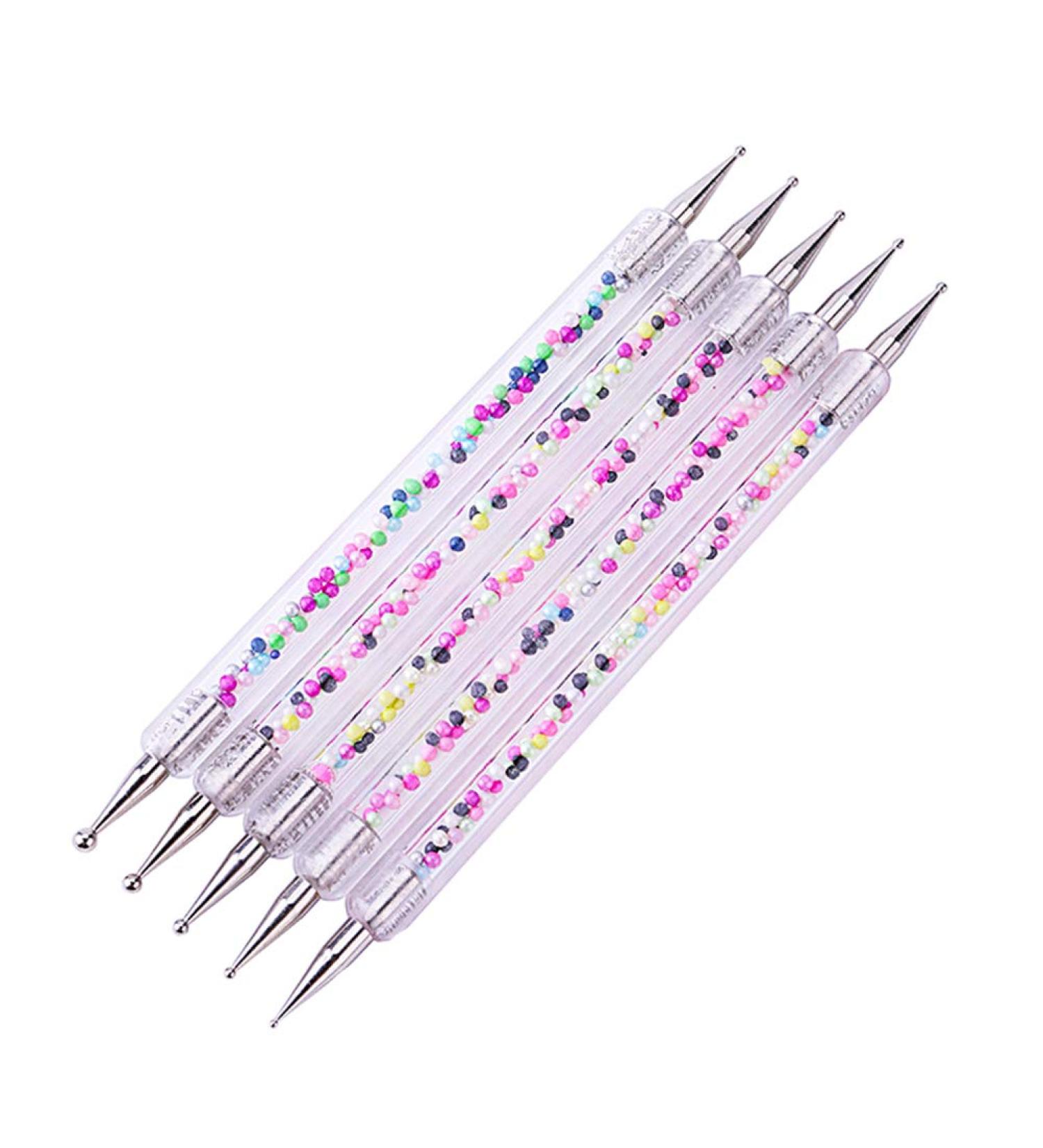 5ST Nail Kits: Gemstone & Pearl Tip Pens for Manicure Accessories | Rhinestone Packer & Grain Pencil - Buy Online on GoSupps.com
