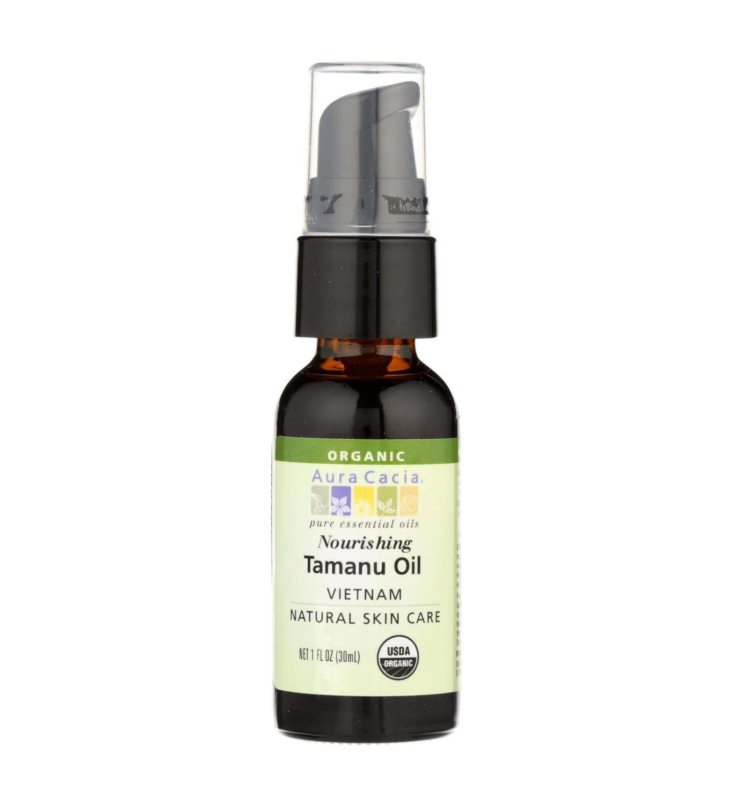 Aura Cacia Organic Tamanu Oil Nourishing 1 fl oz (30 ml)