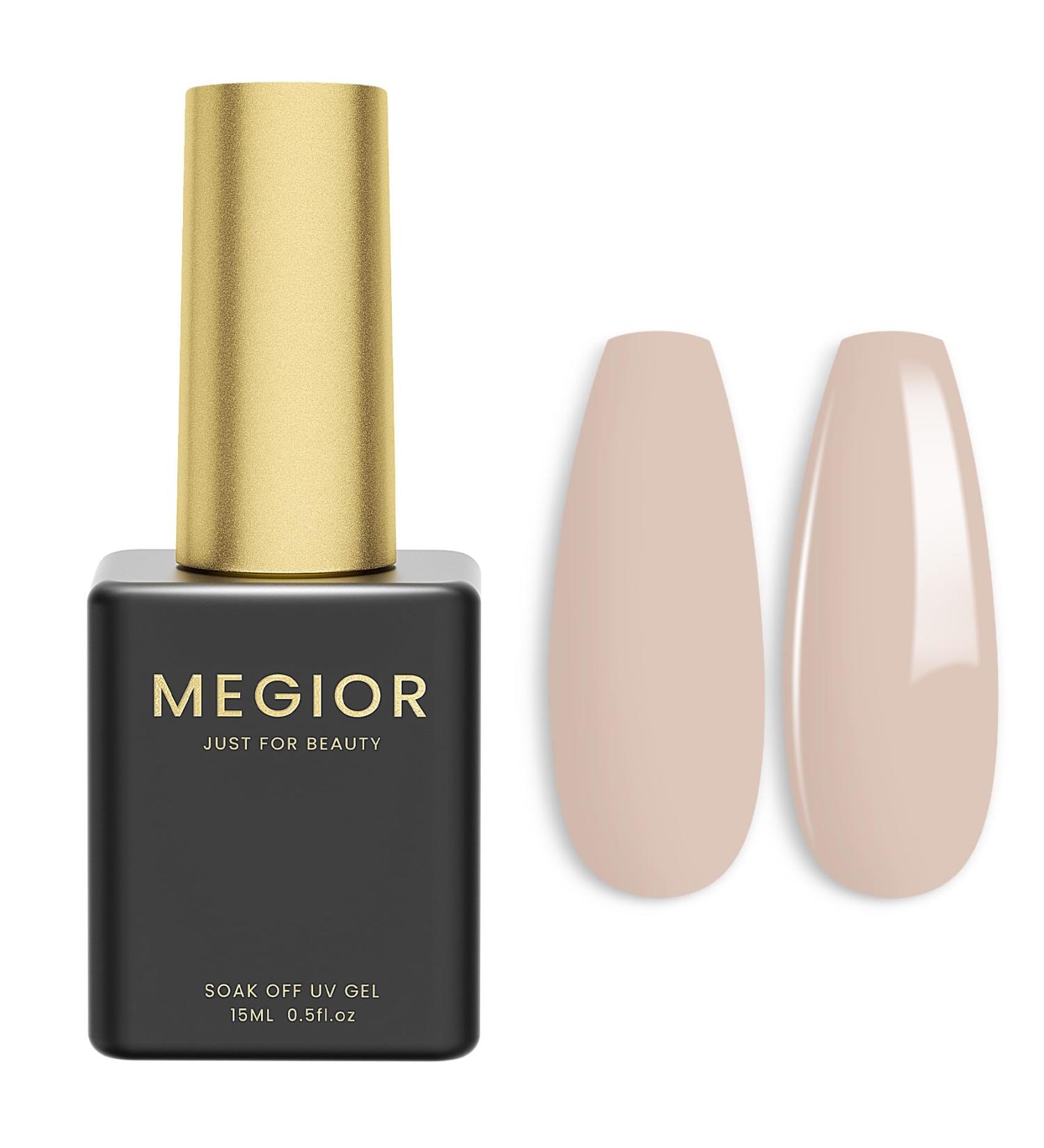 MEGIOR Tea with Milk Gel Nail Polish 15ml Chocolate Milk Gel Polish 1PCS Soak Off UV LED Nail Gel Polish for Nail Art Manicure Salon DIY Home for Women Girls Nails - Buy Online on GoSupps.com