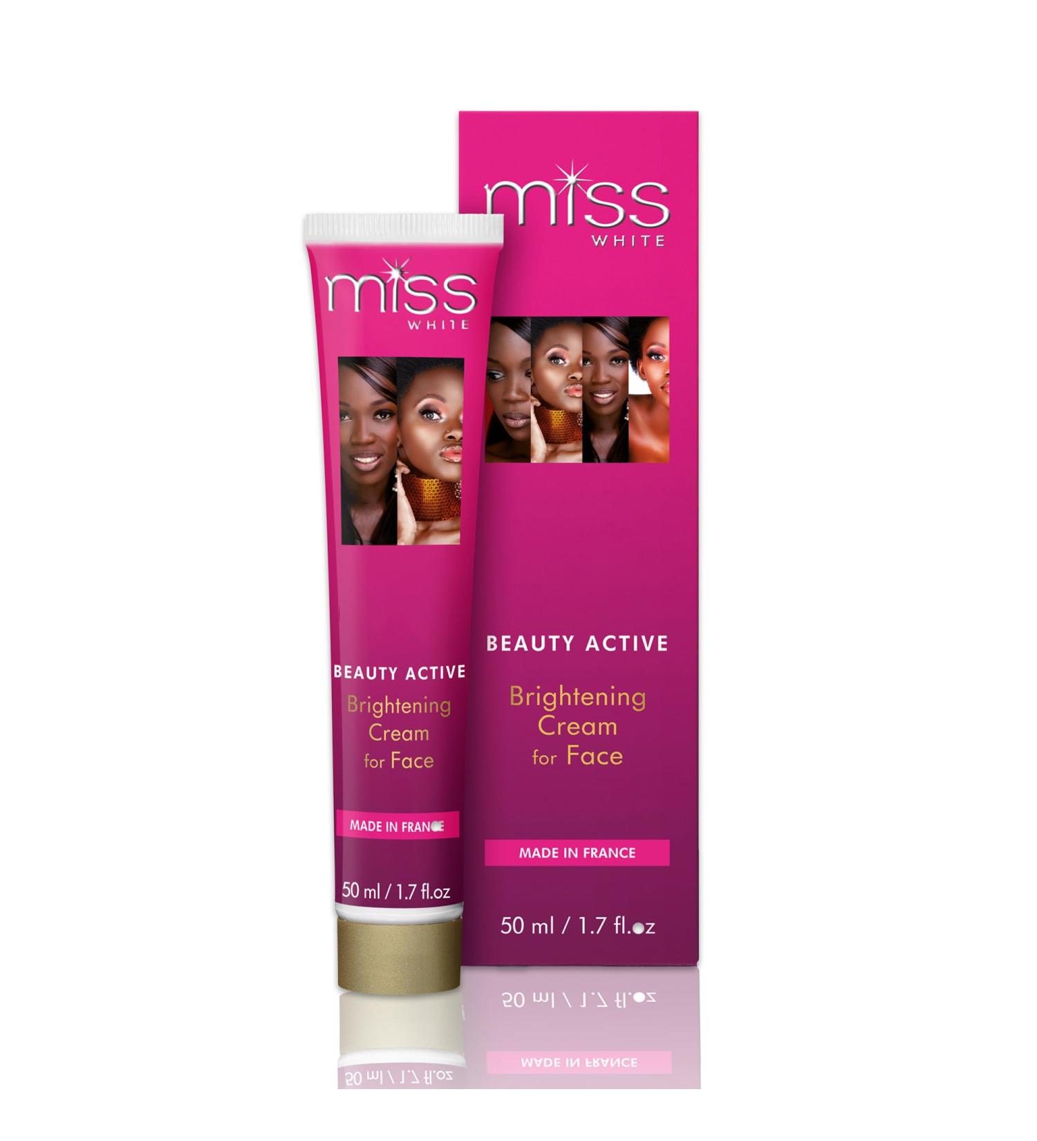 Fair & White Miss White Skin Brightening Cream for Face - 1.7 fl oz / 50 ml Hydroquinone Free - Buy Online on GoSupps.com