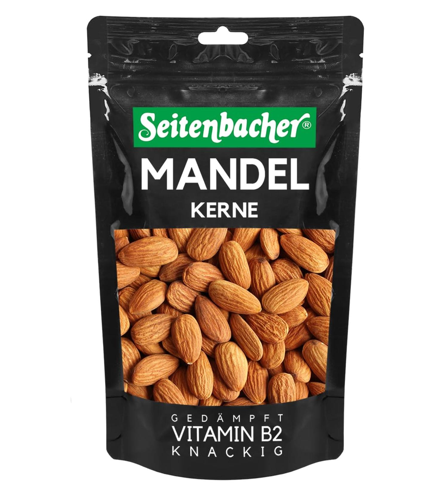  Seitenbacher Seitenbacher Almond Seeds | Native | No Additives | Unsalted | (1 x 250 g) - Buy Online on GoSupps.com