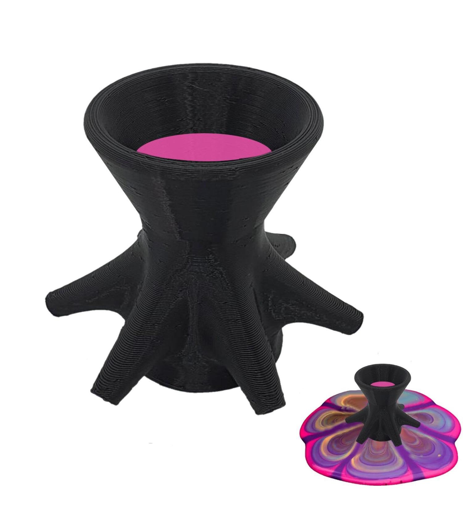 Flower Cast Cups | Mini Funnel Mug with 7 Legs | Reusable Color Output Cup for Stunning Flower Patterns - International Shipping Available - Buy Online on GoSupps.com