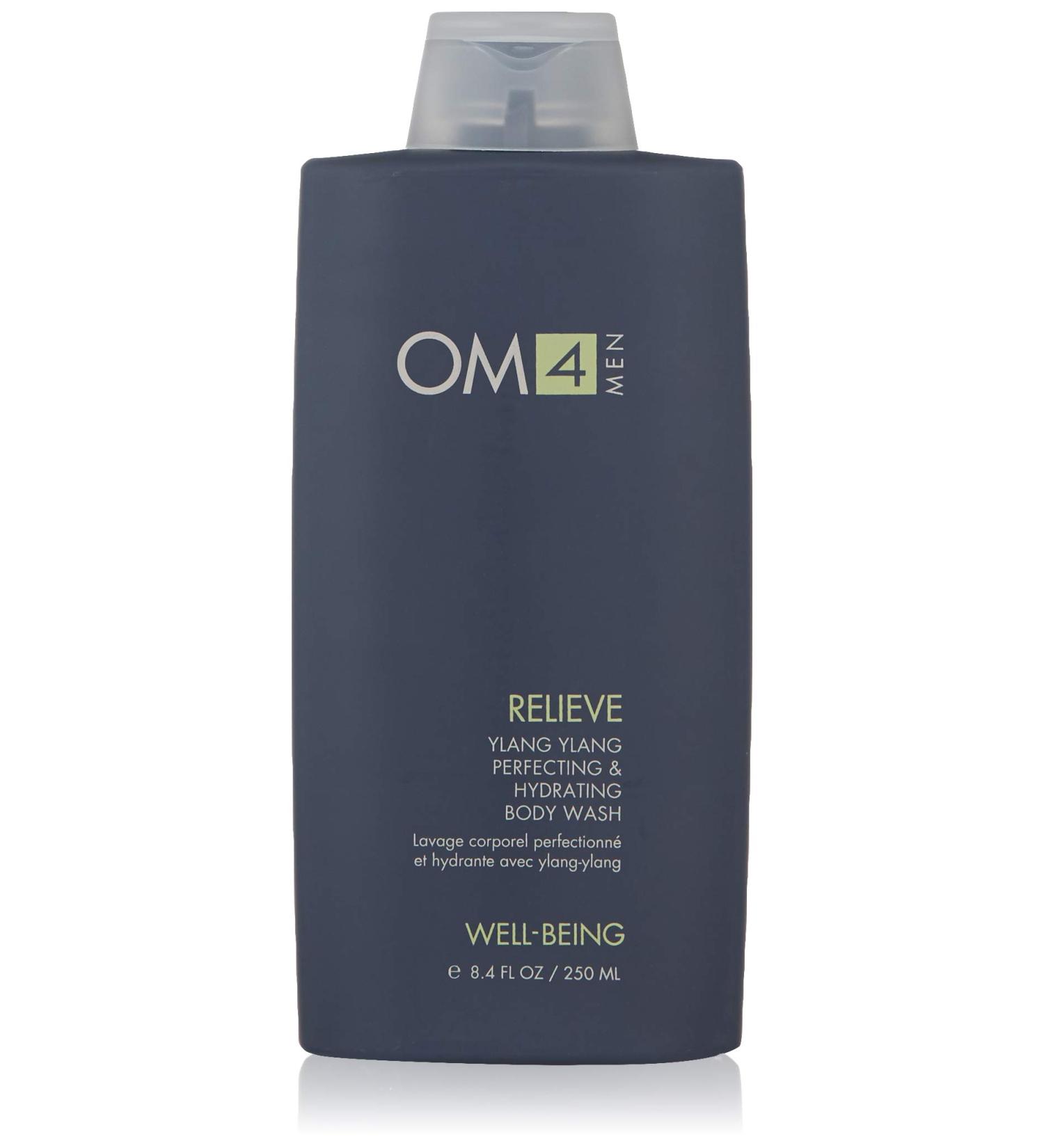 OM4 Relieve Ylang Ylang Body Wash - Calming & Hydrating Body Care for Men | International Shipping Available - Buy Online on GoSupps.com