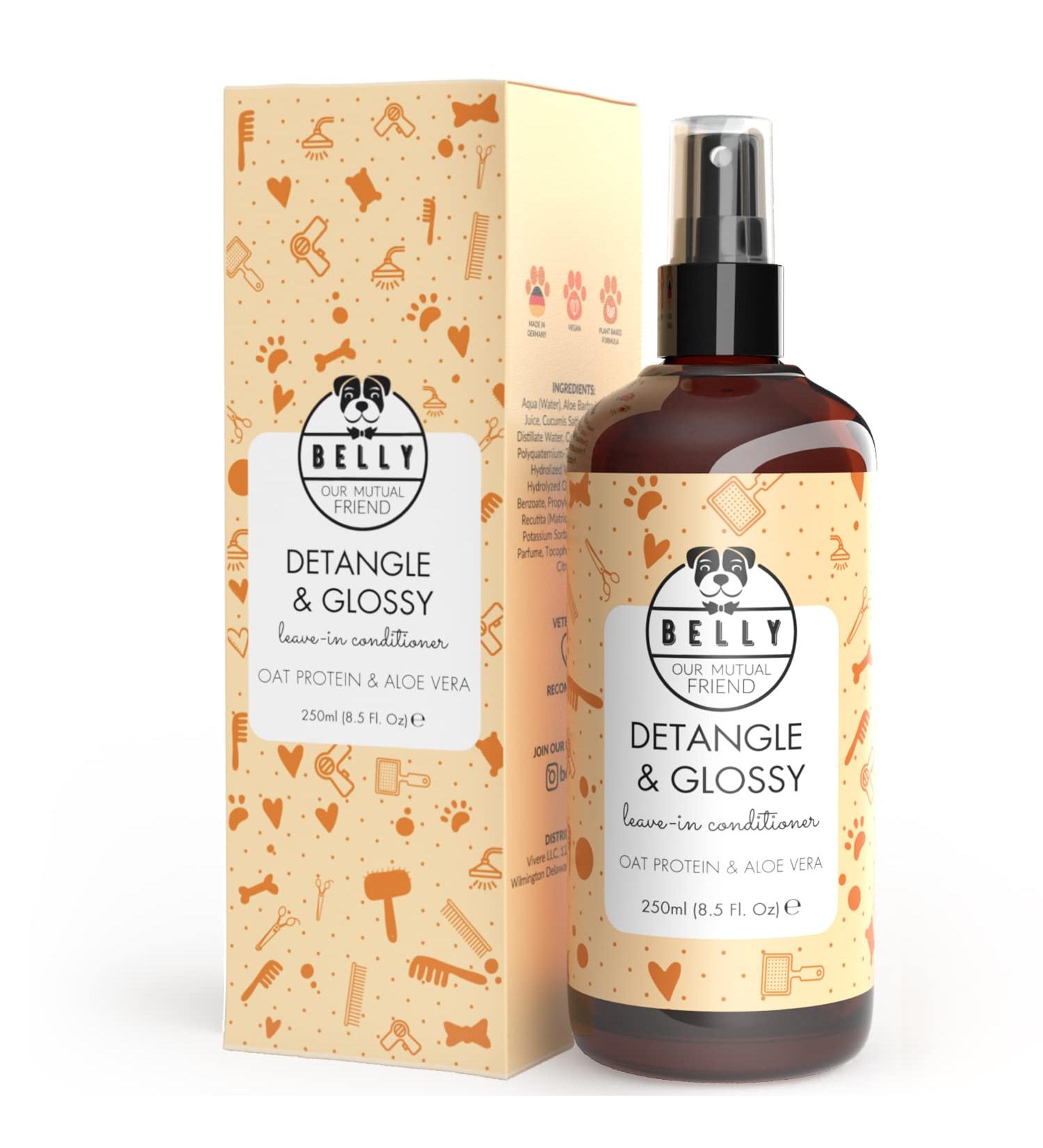 Cozy & Soft Dog Fur Spray - 250ml Aloe Vera De-Filter Spray for All Breeds - Belly Depreciation & Oat Protein Care - Buy Online on GoSupps.com