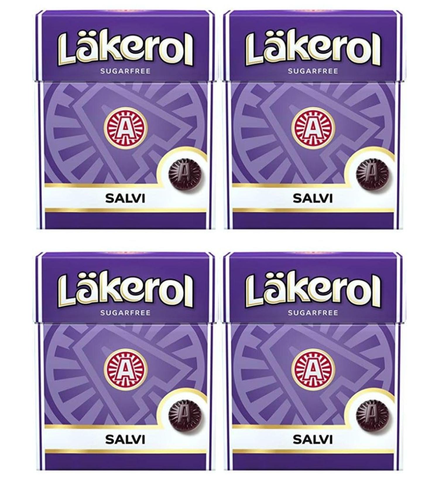 Cloetta Lakerol Salvi pastilles 4 Des boites of 25g