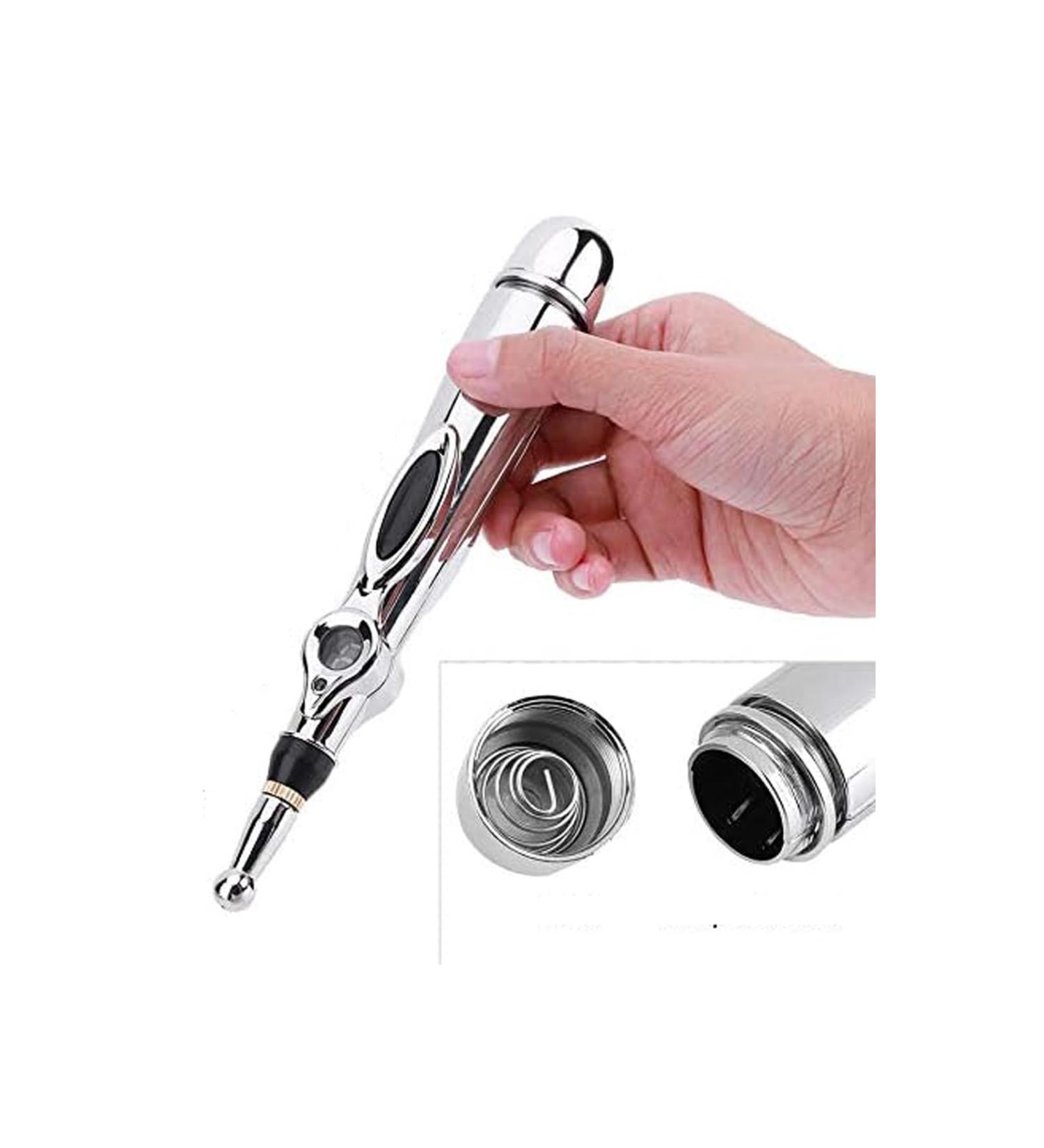 TKMARS Electric Acupressure Pen - Acupuncture Pen with 3 Massage Heads for Neck Shoulder Waist & Foot Relief | International Shipping - Buy Online on GoSupps.com