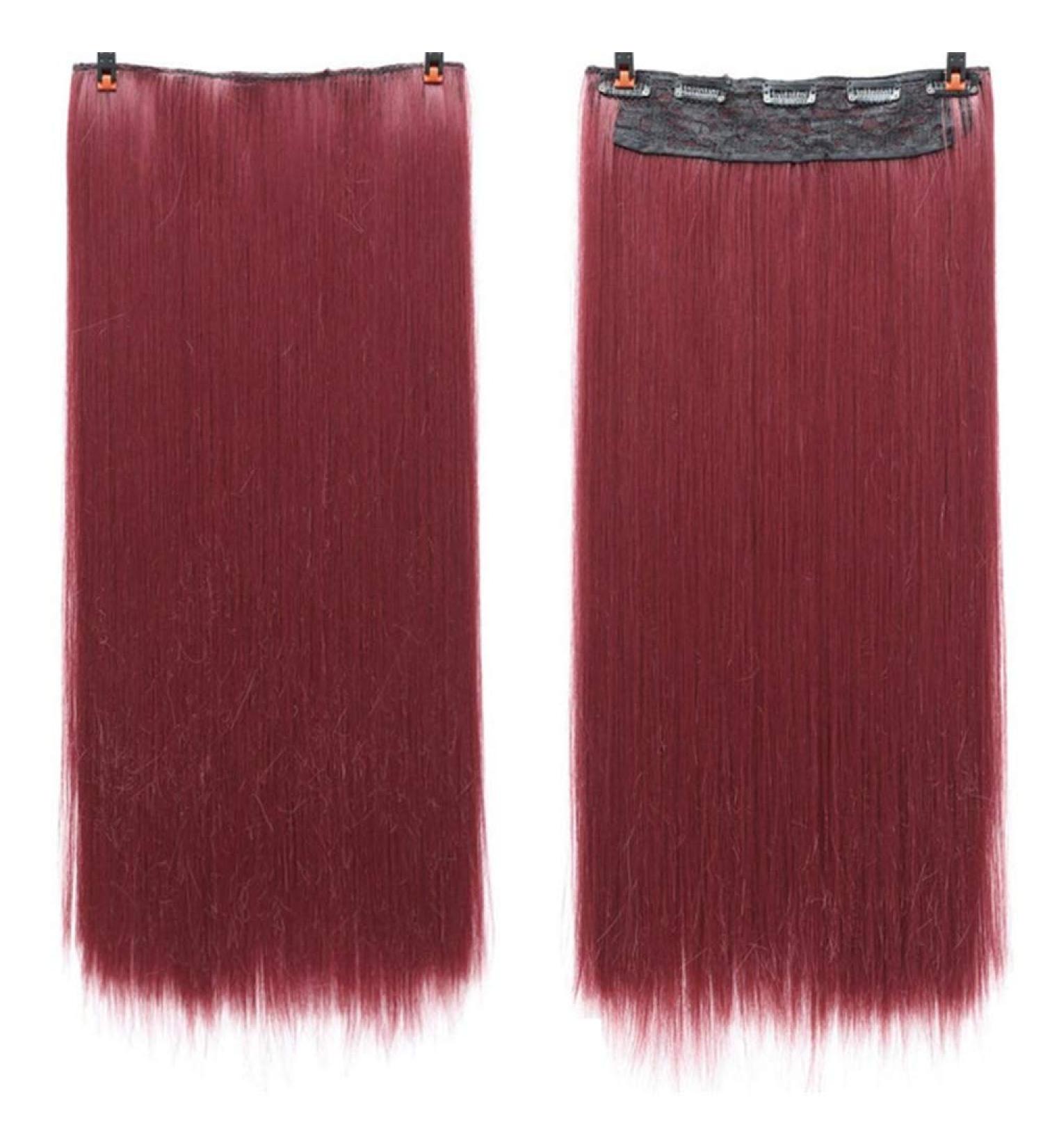 Buy 24-Inch Clips In Hair Extensions & Heat-Resistant Wigs - Long Straight Synthetic Hair - White #17 - International Shipping Available - Buy Online on GoSupps.com