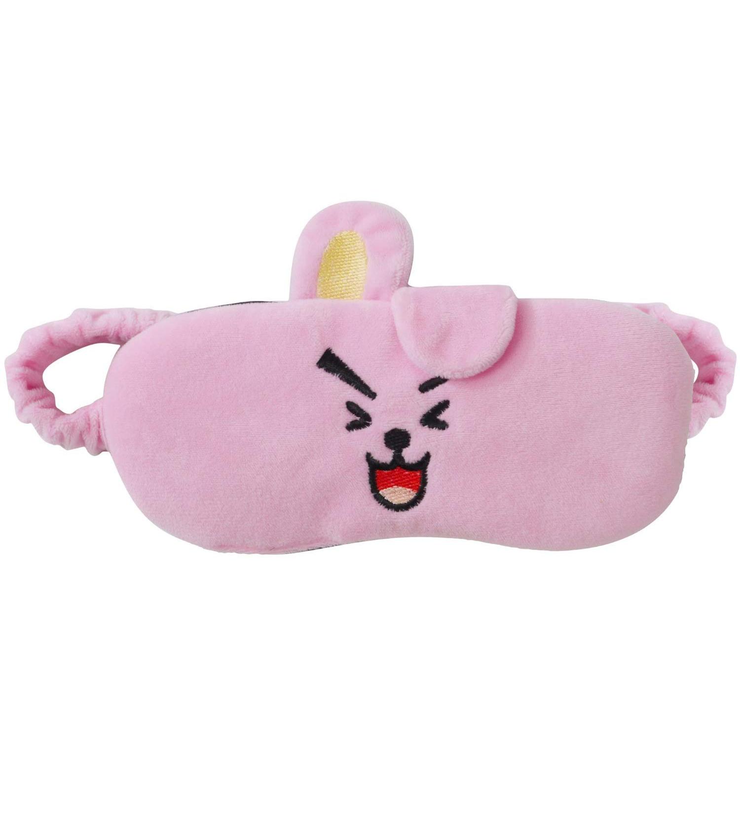 BT21 Cooky Sleep Mask - Pink, One Size | LINE Friends Eye Cover for Sleeping - Buy Online on GoSupps.com