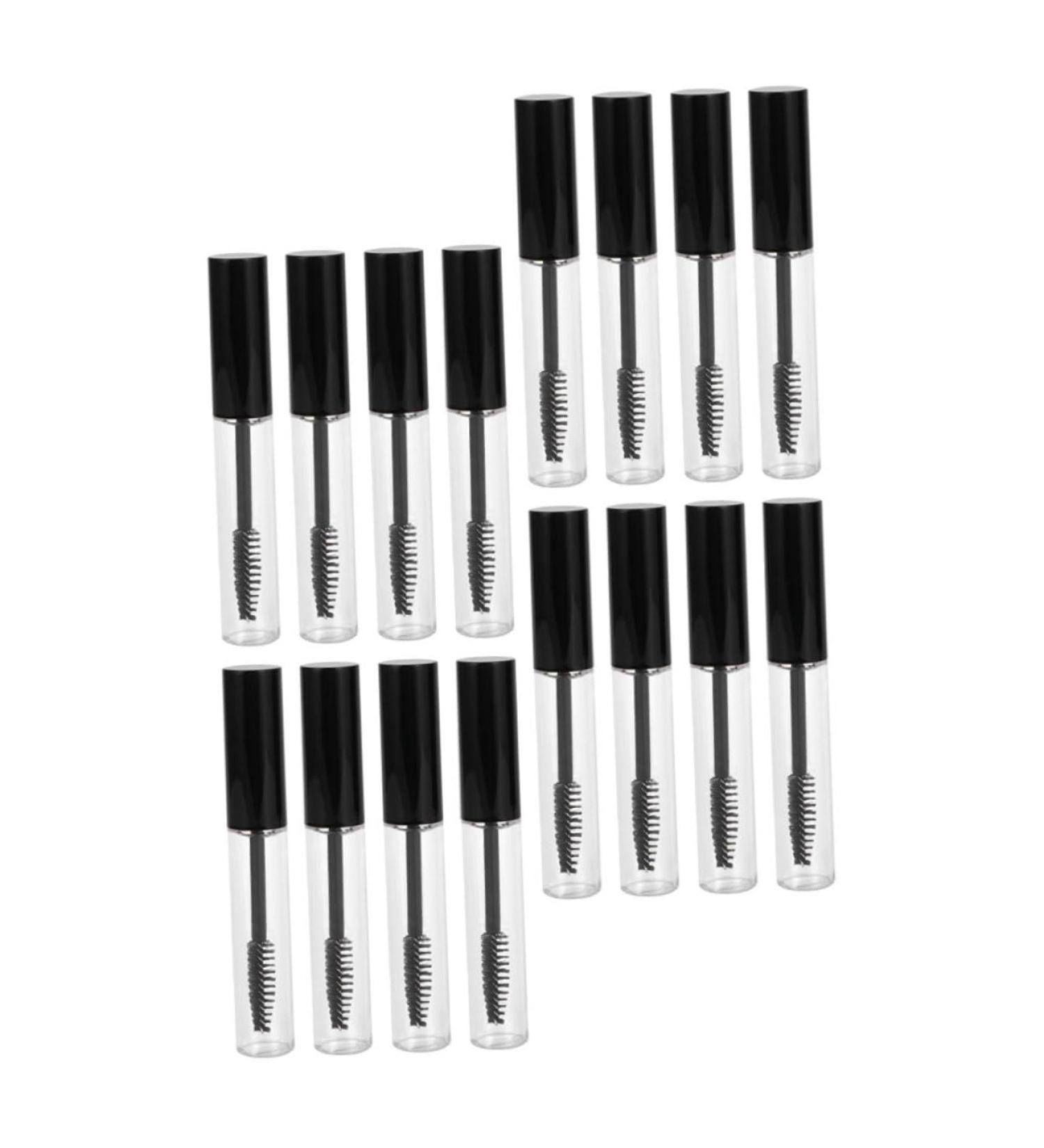 PAMINGONO 16pcs Mascara Tube Empty Tube Mascara Cream Vials Mascara Clear Refillable Eyelash Bottle Plastic - Buy Online on GoSupps.com