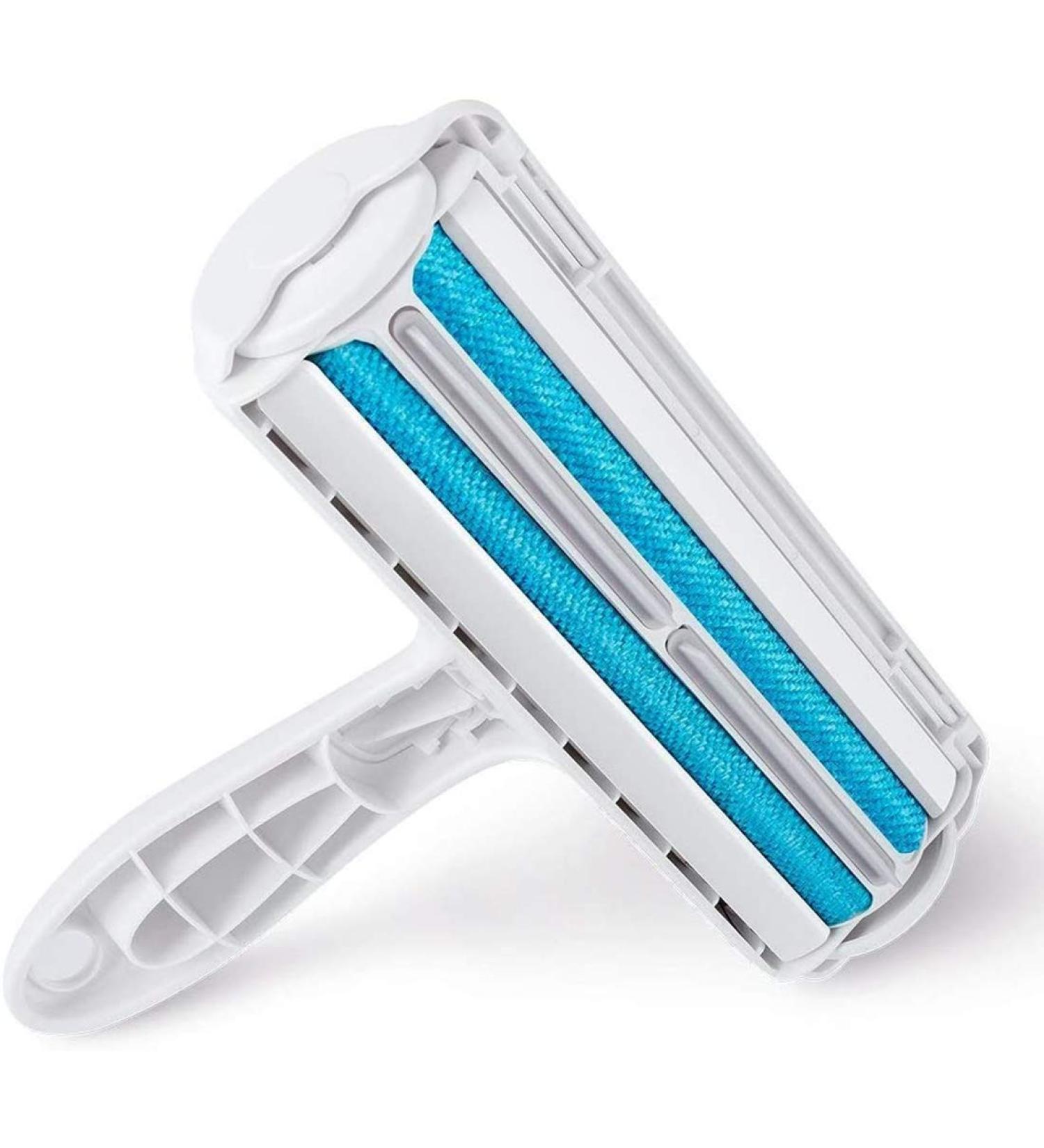 Reusable Pet Hair Remover Roller Dog and Cat Lint Remover Fur Remover Easy to Clean No Sticky Self Cleaning Pet Hair Removers Remove Pet Hair from Furniture Carpets Sofa Bedding Clothing (Bule) - Buy Online on GoSupps.com