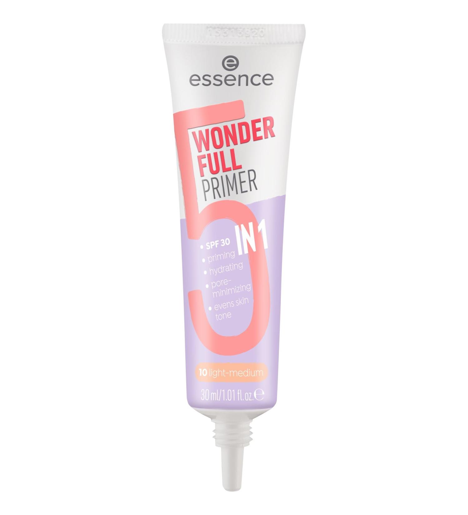 Essence Cosmetics Wonder Full Primer 5 in 1 Moisturizing Mattifying Protective Matte 30 ml - Buy Online on GoSupps.com