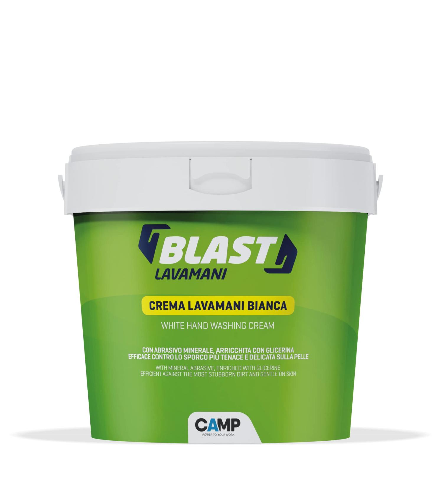 CAMP Camp Blast Cream Blanche Hand Wash Cream Soap with Natural Abrasives for Difficult Dirt with Glycerine 4000 ml