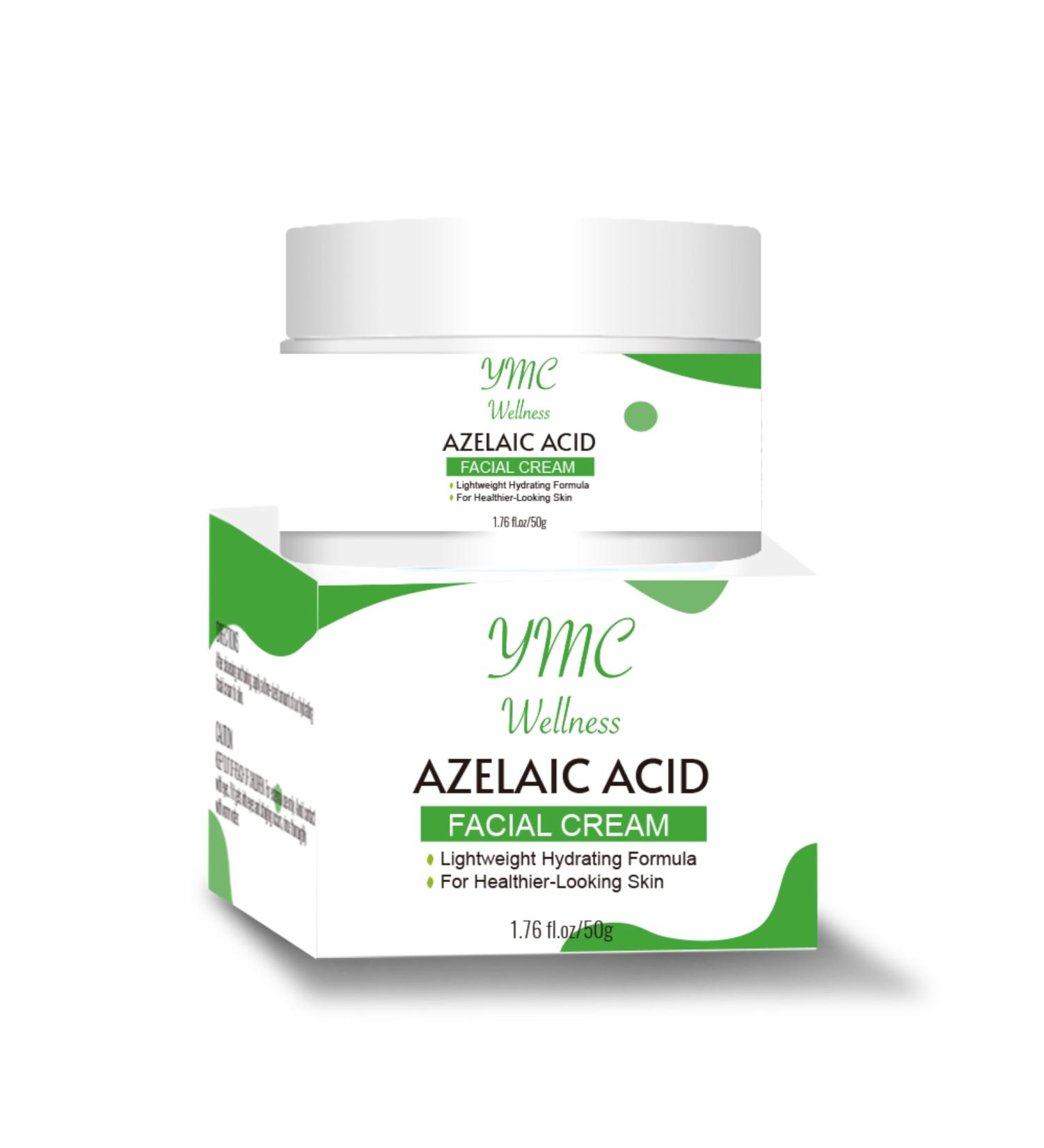 Azelaic Acid Face Cream for Acne Brightening & Skin Tone Correction | Oil Control Paraben-Free Cruelty-Free - Buy Online on GoSupps.com