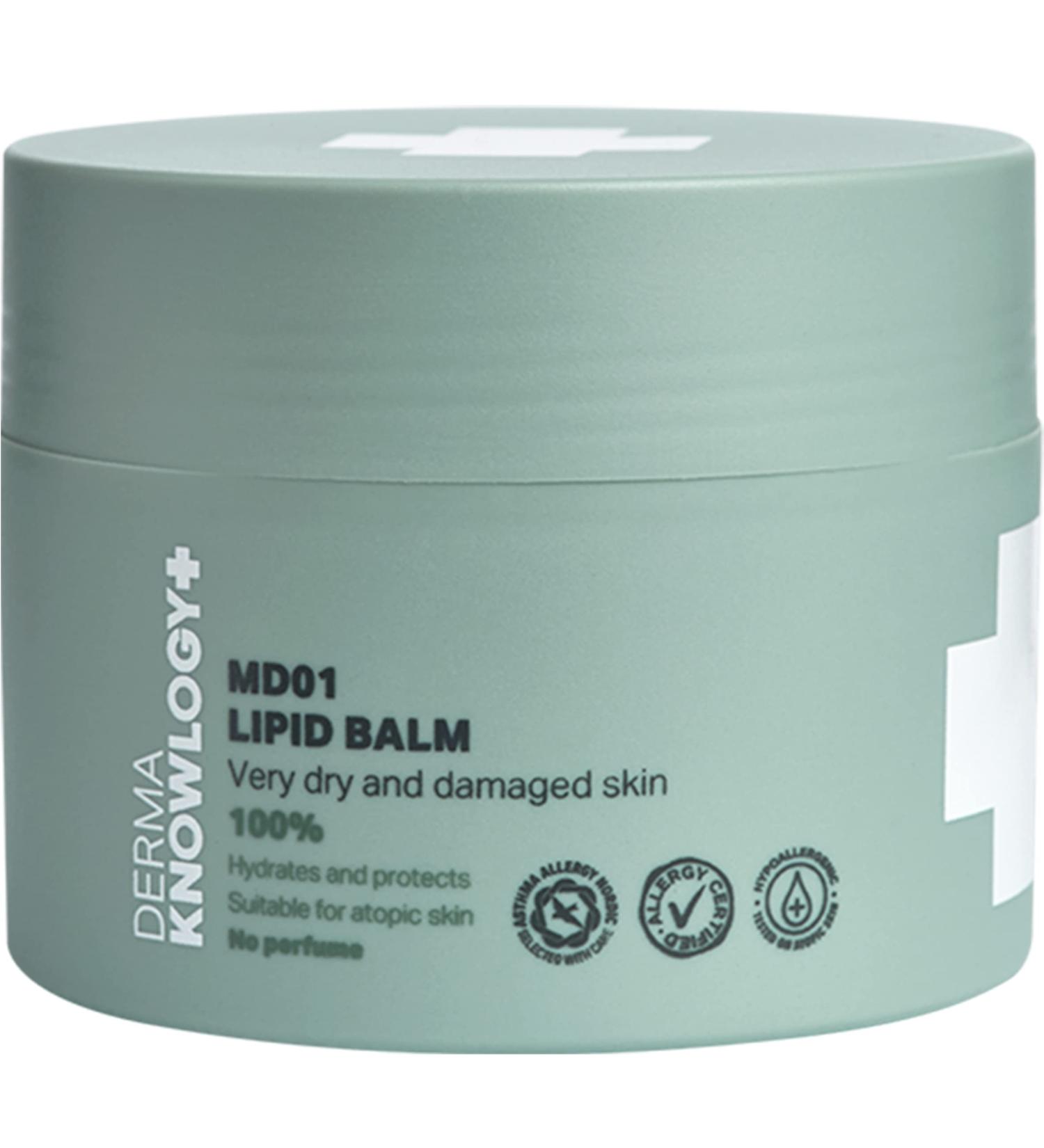 Dermaknowlogy MD01 Cream - Psoriasis Eczema & Neurodermatitis Relief | 175ml - Moisturizing Fragrance-Free Allergy Certified for Very Dry Skin - Buy Online on GoSupps.com