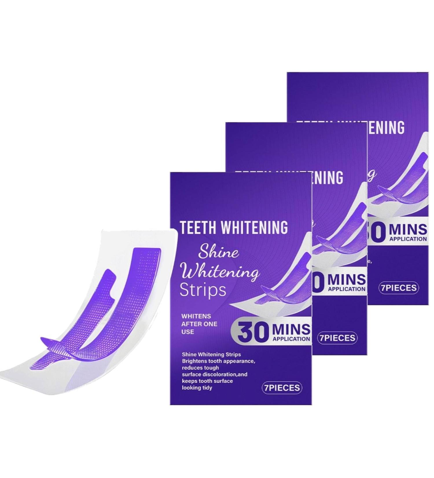 Bande de Blanchiment Pourpre pour Dentaire Kit Bandes De Blanchiment Des Dents Whitening Strips pour Teeth Violet Blanchiments Dentaire Bandes Blanchissants Pour Les Dents R sultats Rapide (3) - Buy Online on GoSupps.com