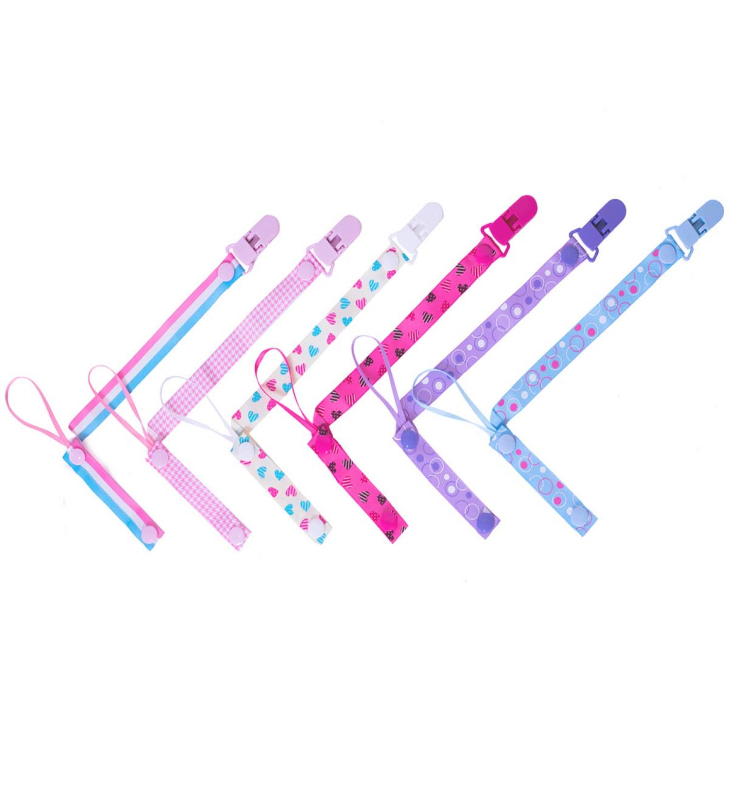 Buy Wylbjc Baby Pacifier Clips - Adjustable Washable & Multi-Colored Pacifier Strap Holder for Newborns | Modern Design for Girls & Boys - International Shipping Available - Buy Online on GoSupps.com