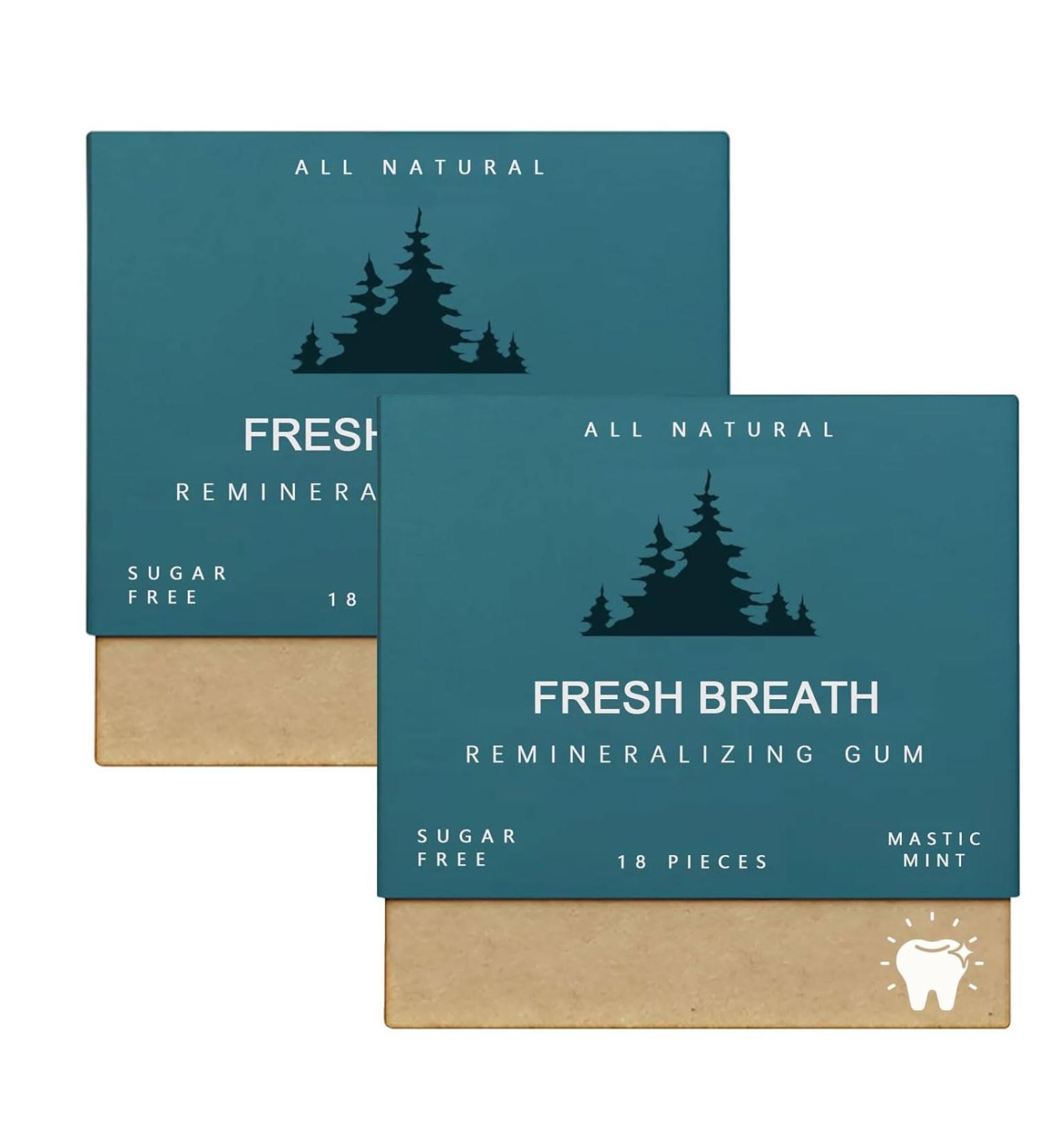 Underbrush Remineralizing Gum Underbrush Remineralizing Chewing Gum Organic Mastic Mint Miracle and Cinnamon Gum CubesRemineralizing Chewing Gum Remineralizing Chewing Gum - Buy Online on GoSupps.com