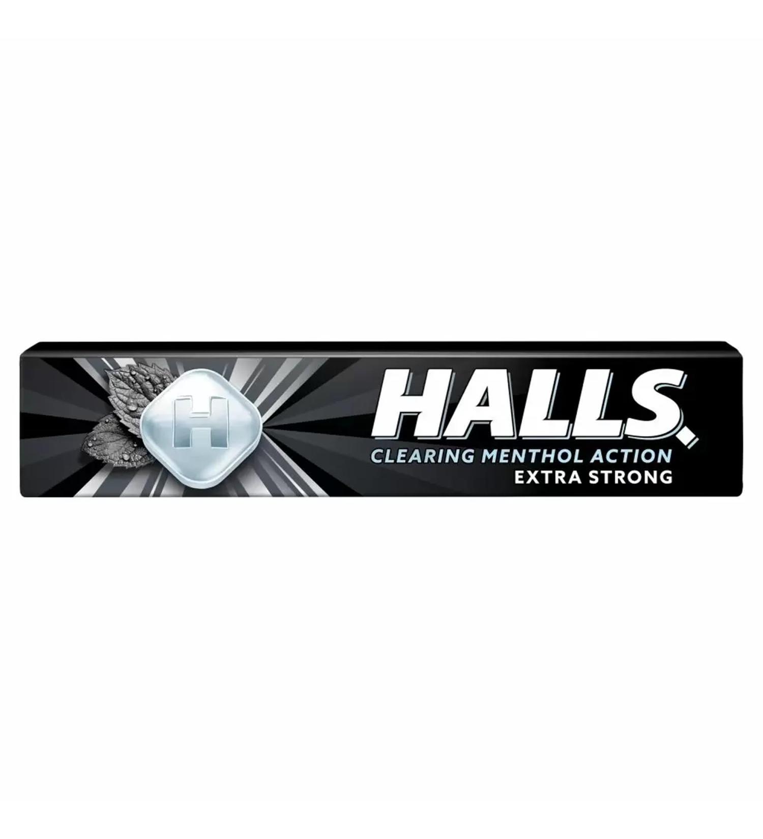 Halls Extra Strong Menthol Lozenges 33g
