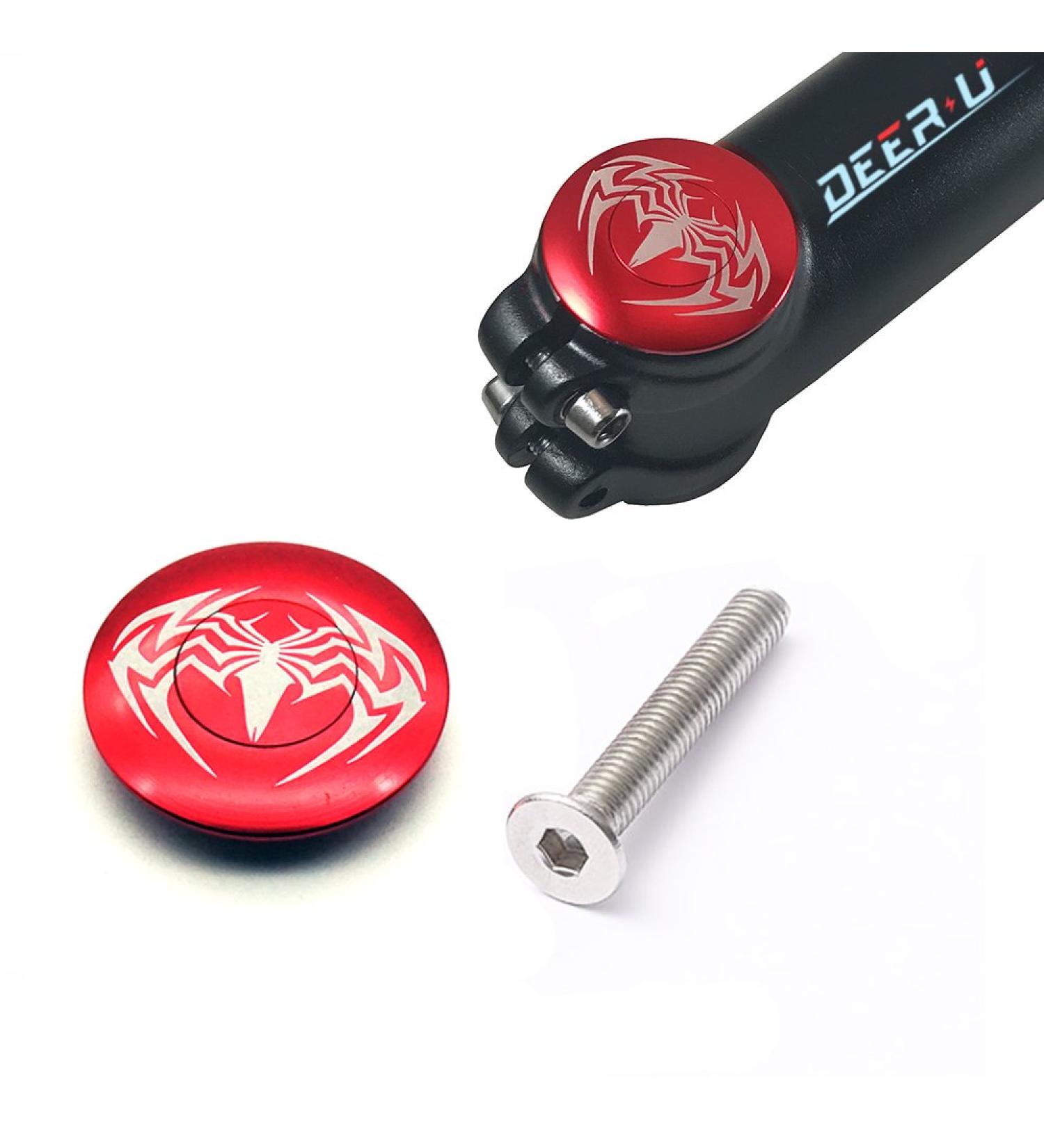 1 1/8 inch Light Bicycle Aluminum Headset Top Cap - Red Color - Buy Online on GoSupps.com