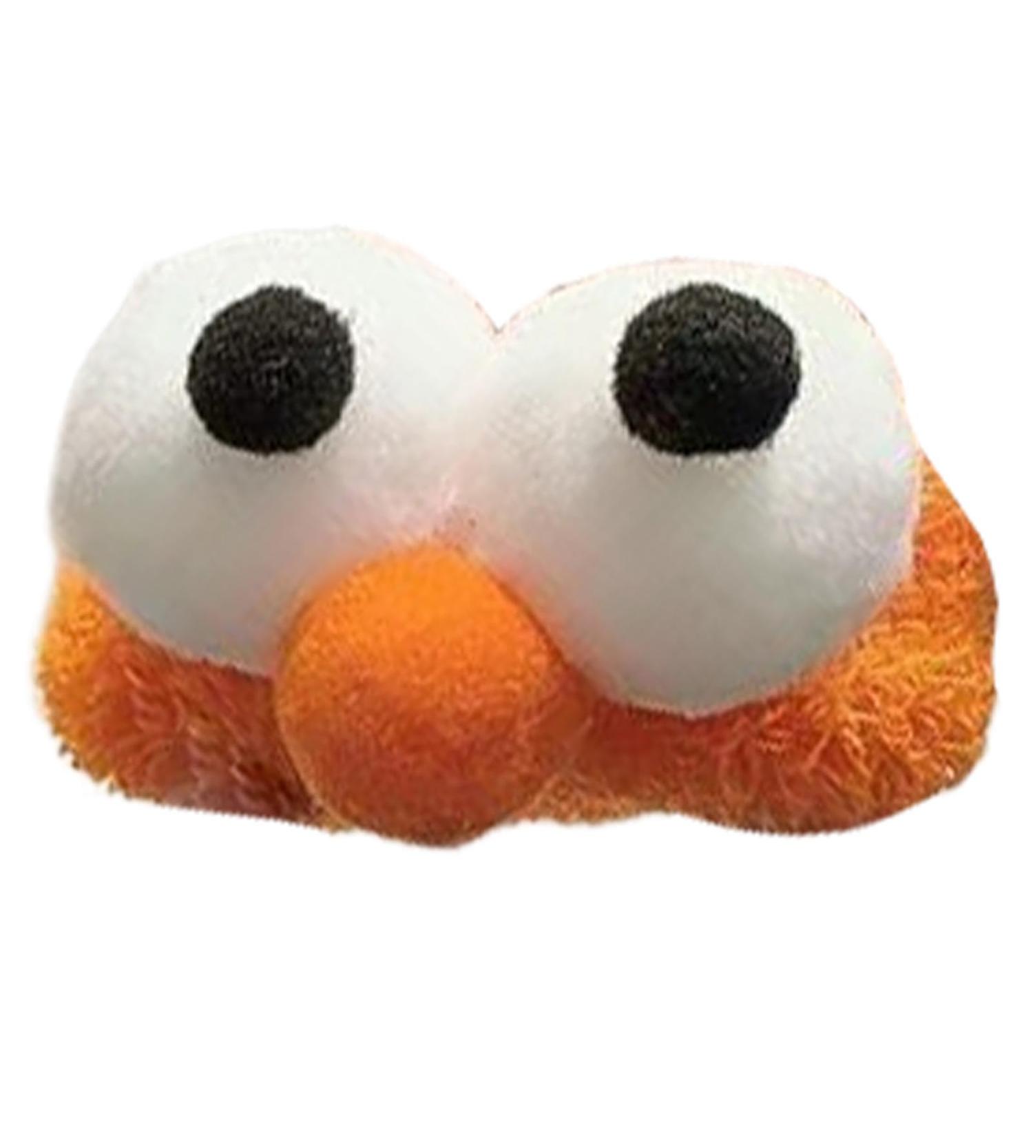 Funny Hairband Ponytail Holders | High Elasticity Big Eyes Funny Hair Ties Girls Daily Hair Accessories For Women Girls Orange - Buy Online on GoSupps.com
