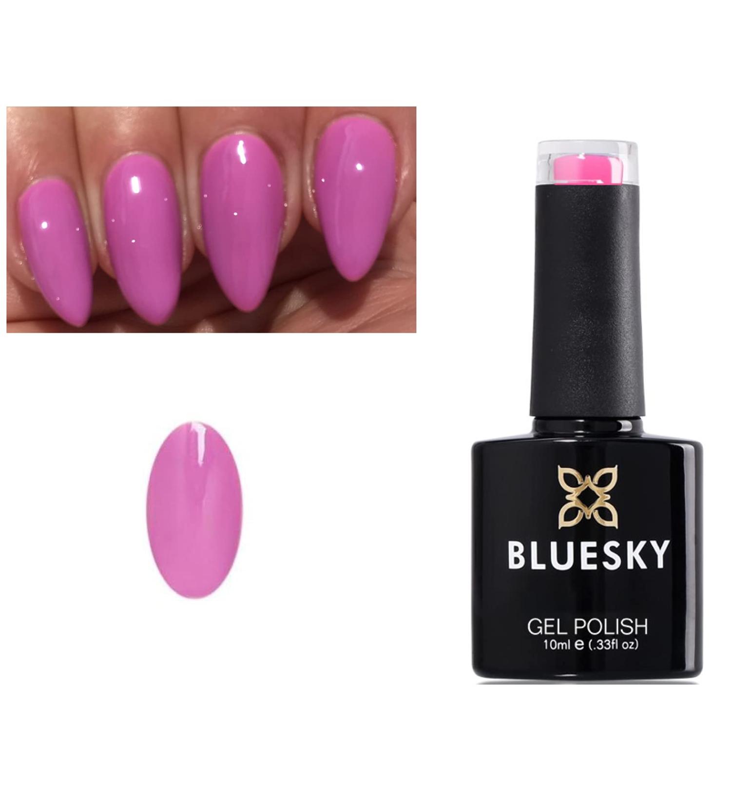 BLUESKY Gel Polish PURPLE LILAC DELIGHT UV LED A60 Soak Off 10ml (Requires Drying Under UV / LED Lamp)