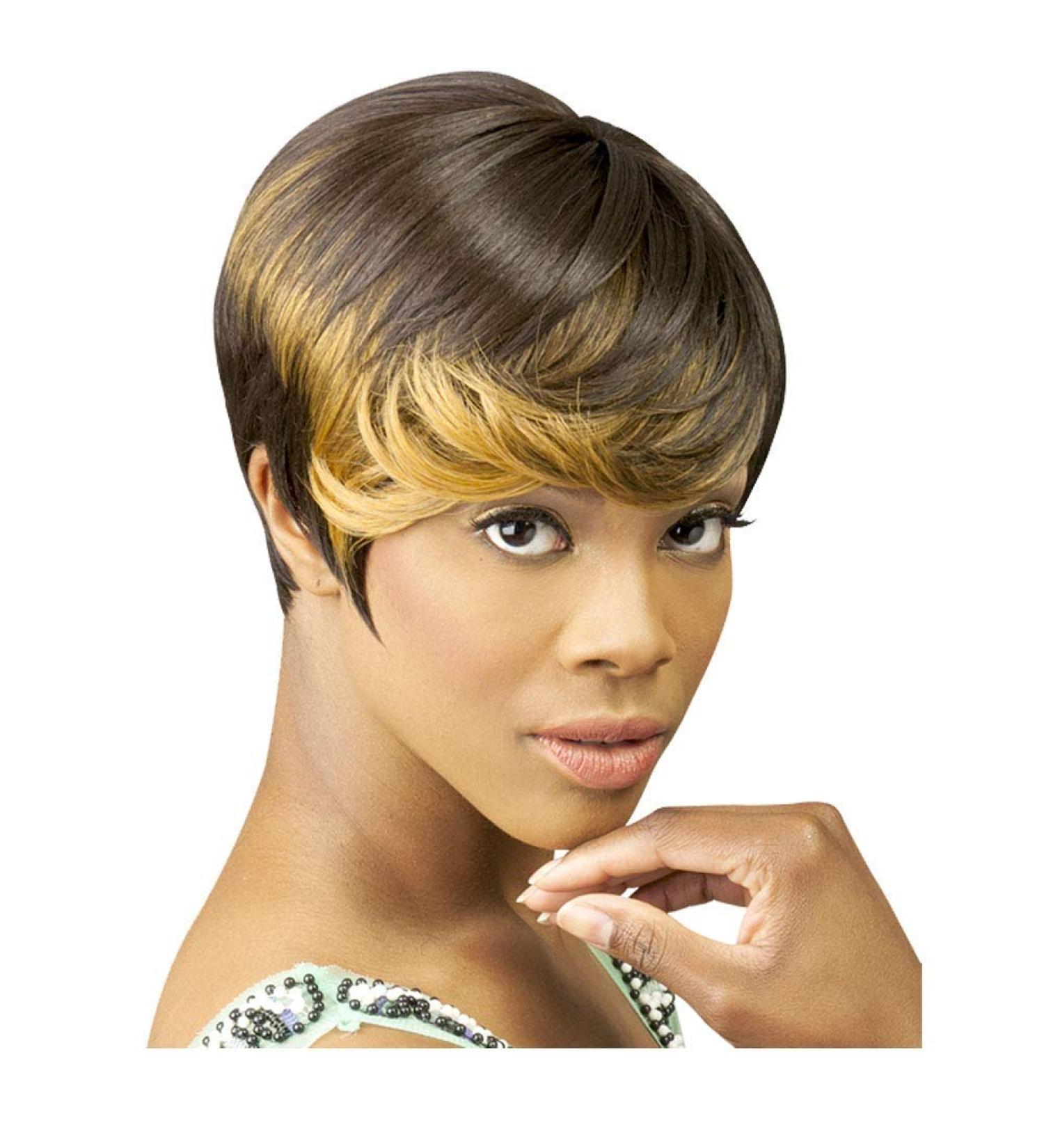 Short Wigs for Women - Mix Blonde Heat Resistant Synthetic Wig | Top Quality Fashion Wig + Free Wig Cap - Buy Online on GoSupps.com