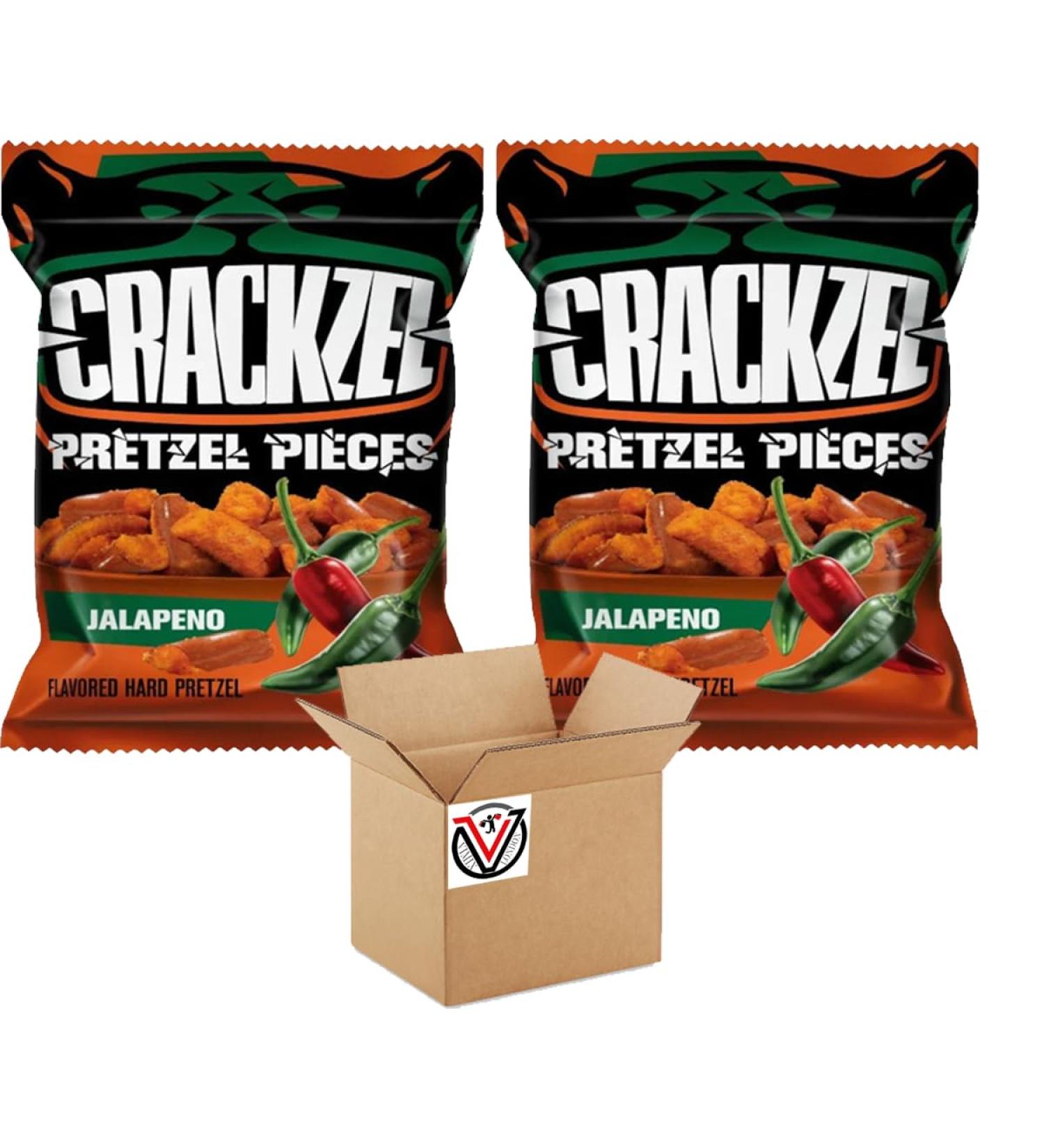 VIMIX Crackzel Jalapeno Pretzels Crisps 85g (02 Bags) 85 g (Pack of 1)