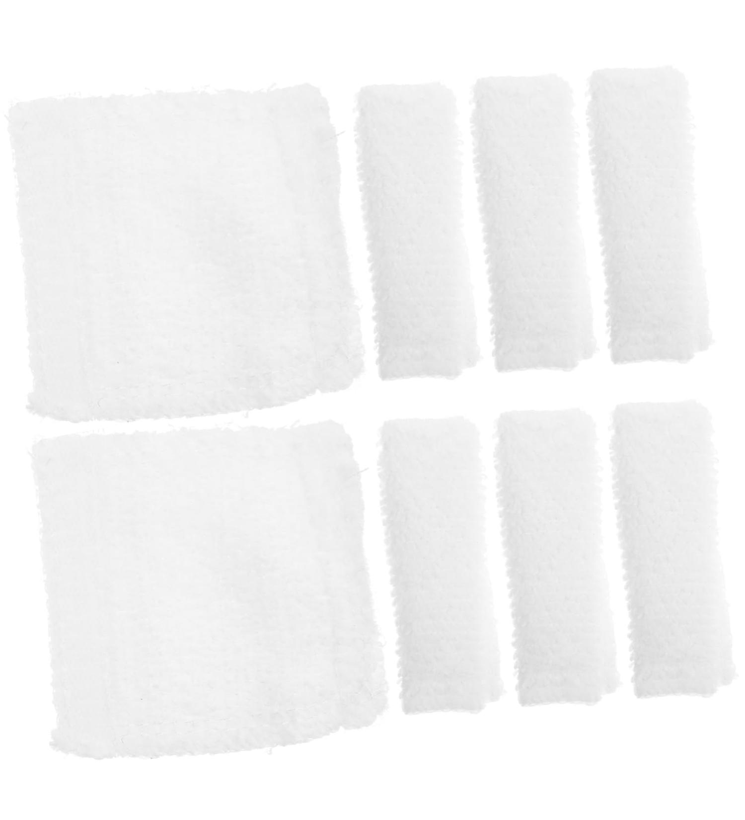 Gleavi 8ST Ear Pads for Glasses & Masks | Hearing Protection | Comfortable & Soft White Towel 5.5x5.5cm - Buy Online on GoSupps.com