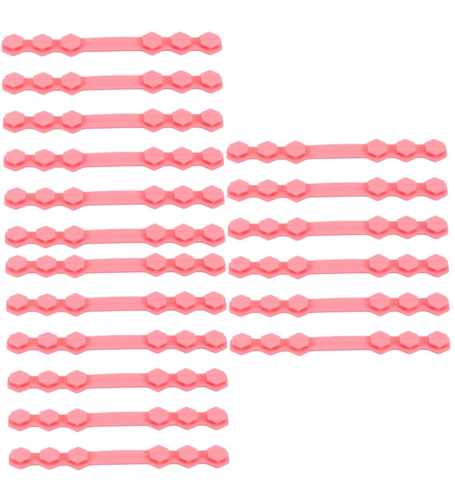 Ipetboom 30 pc Mason Hook Mouth Protection & Ear Accessories - Ear Earrings Wardrobe Masking Buckles and More in Pink - Buy Online on GoSupps.com