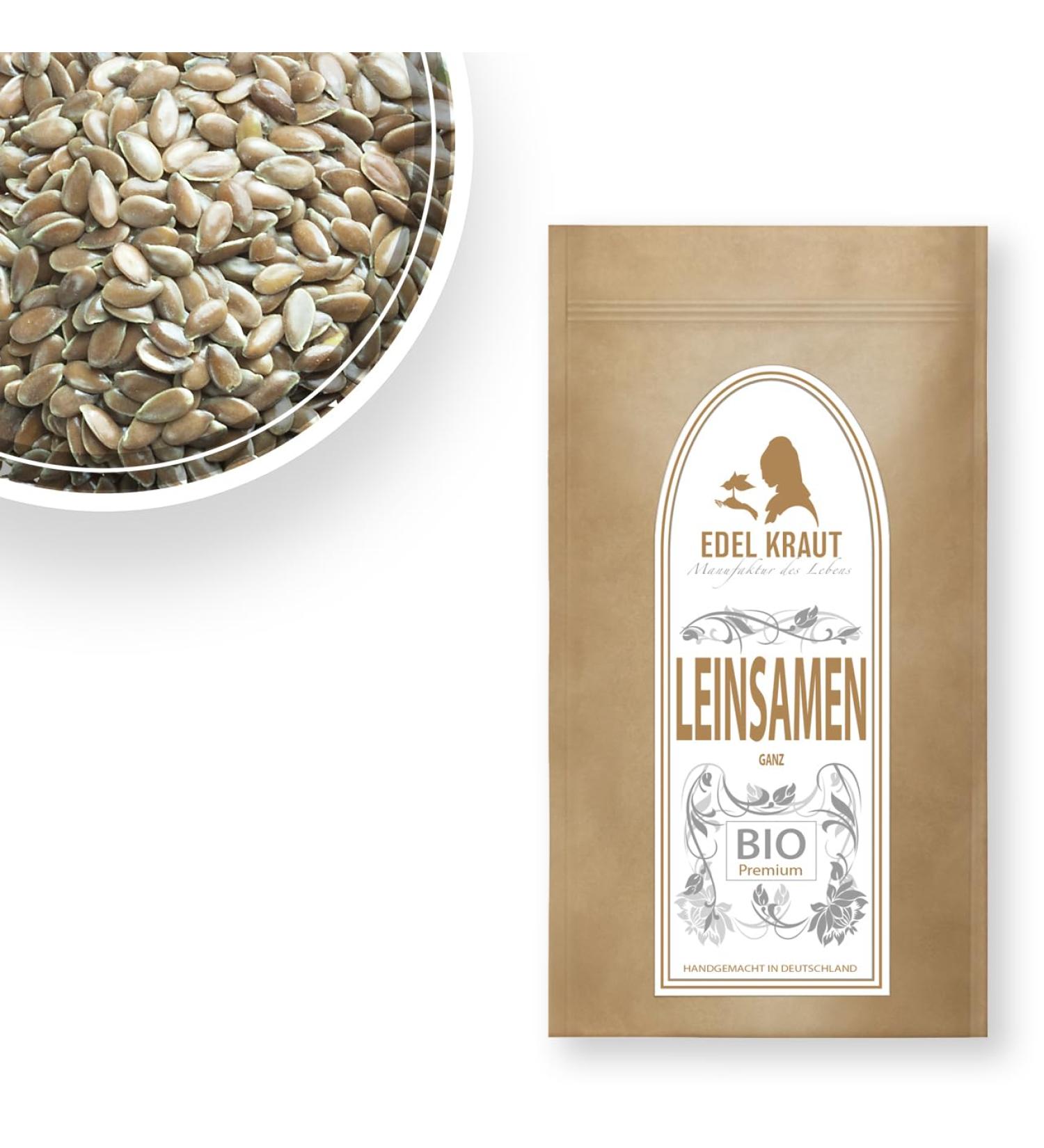 Buy Organic Linseed Whole 500g - Premium Quality Superfood for Health | International Shipping Available - Buy Online on GoSupps.com