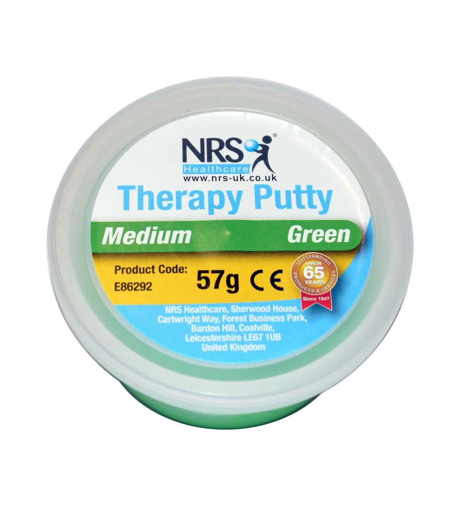 NRS Healthcare Resistance Therapy Putty - Green Medium 57g (Pack of 1) - Buy Online on GoSupps.com