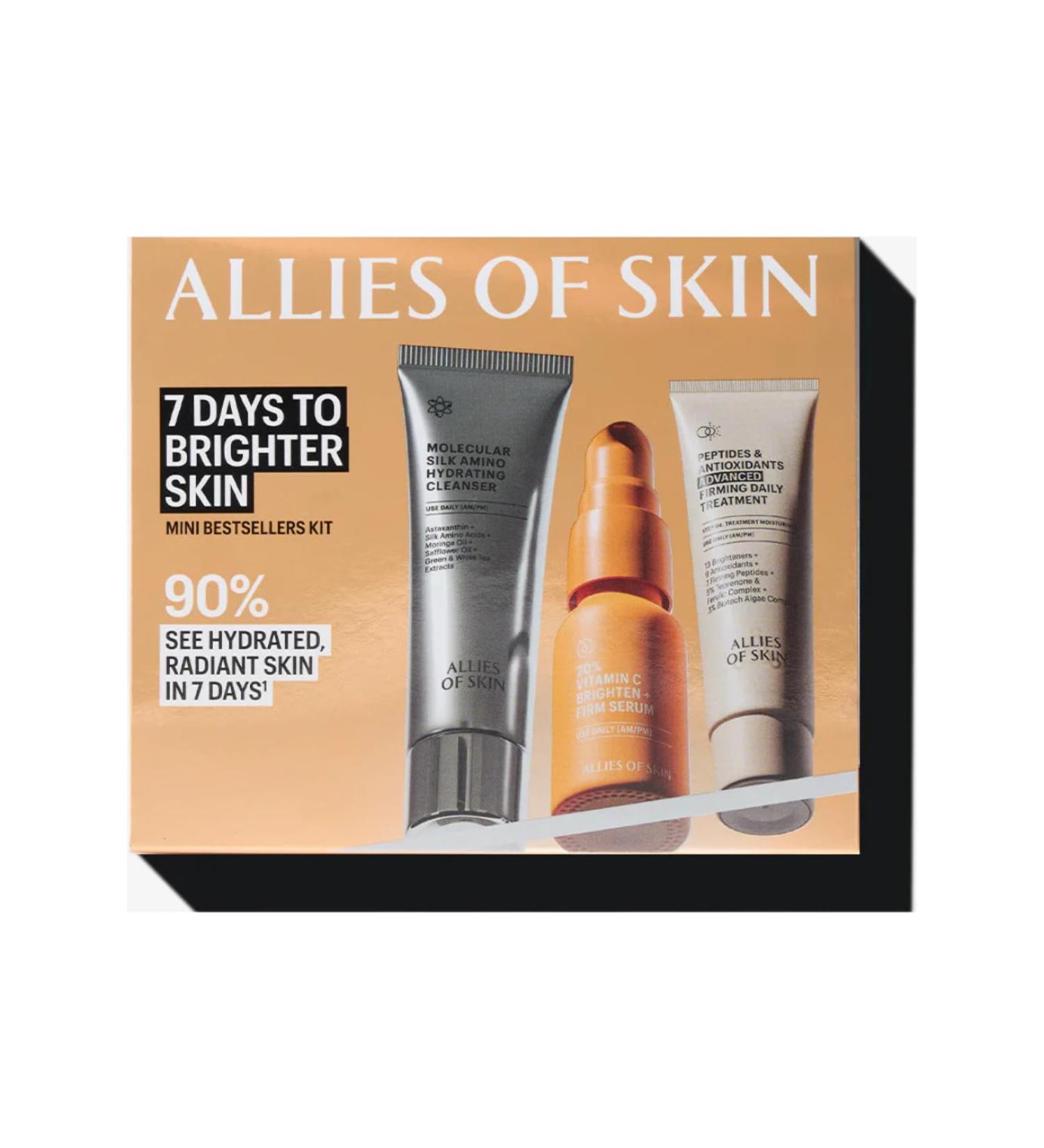 Allies of Skin 7 Days to Brighter Skin Kit - Buy Online on GoSupps.com
