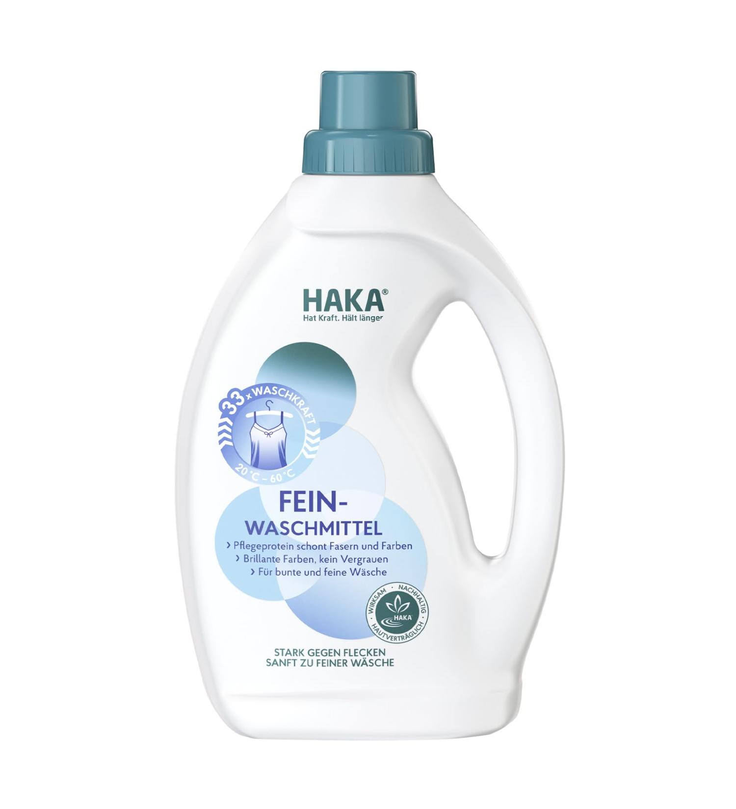 HAKA delicate detergent liquid detergent for delicates silk & colored items 33 washes 1 l 1 l (1 pack)