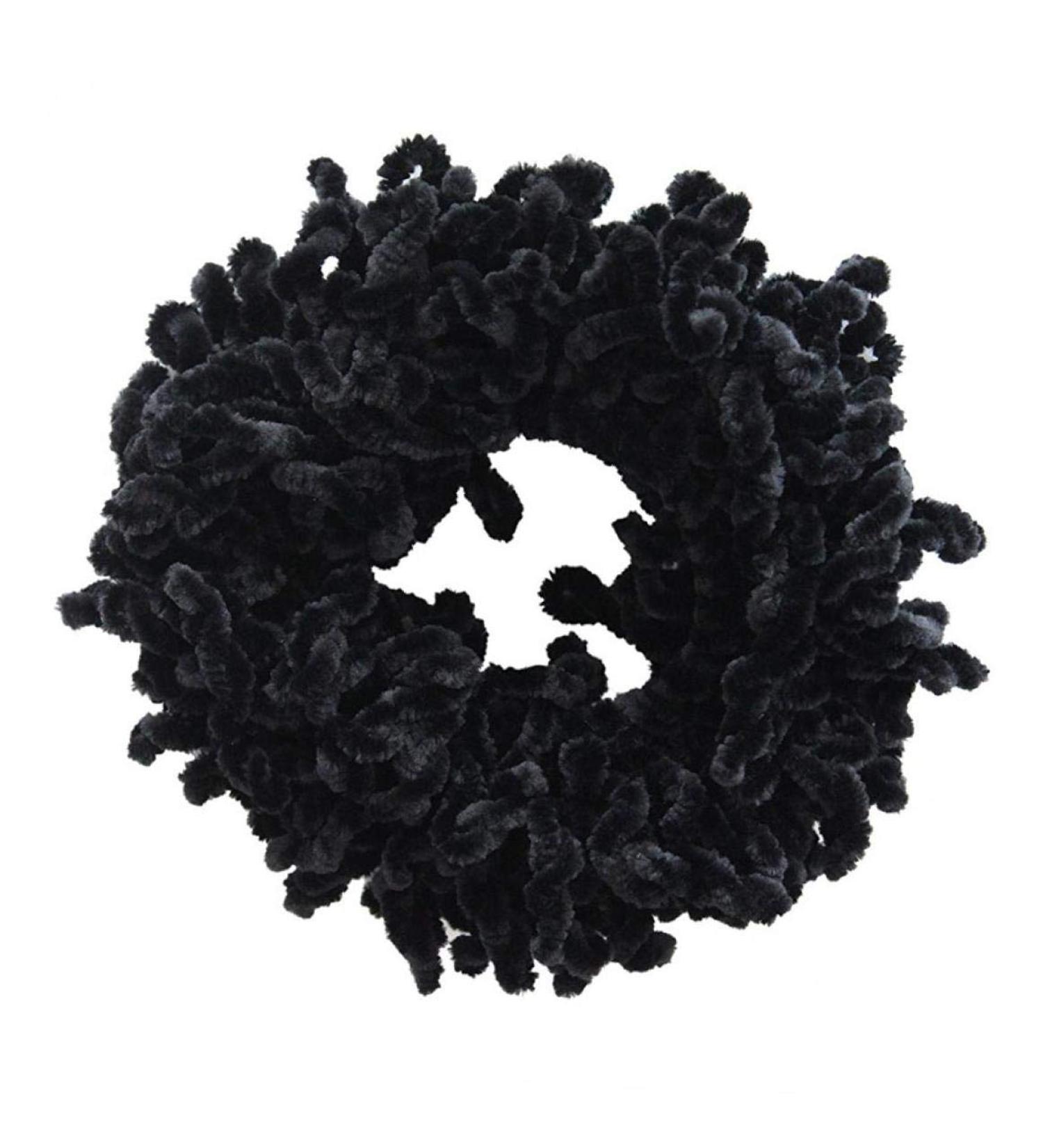 Volumising Scrunchie Big Hair Tie Ring Hijab Headwear for Women Black - Buy Online on GoSupps.com