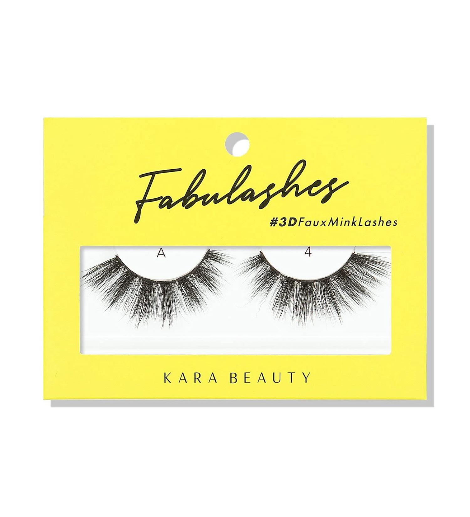 KARA BEAUTY FABULASHES 3D Faux Mink Eyelashes - Style A4 | International Shipping Available - Buy Online on GoSupps.com