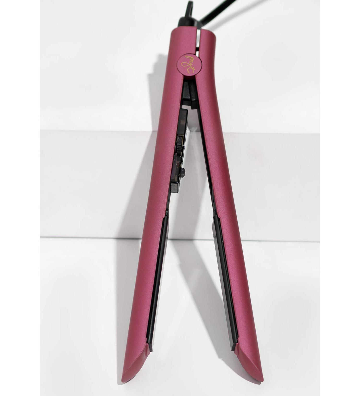 Luxe Hair Straightener 1 Ceramic Flat Iron | Professional Dual Voltage Styling Tool - Quick Straighten Curl & Wave (Rose Quartz - Buy Online on GoSupps.com