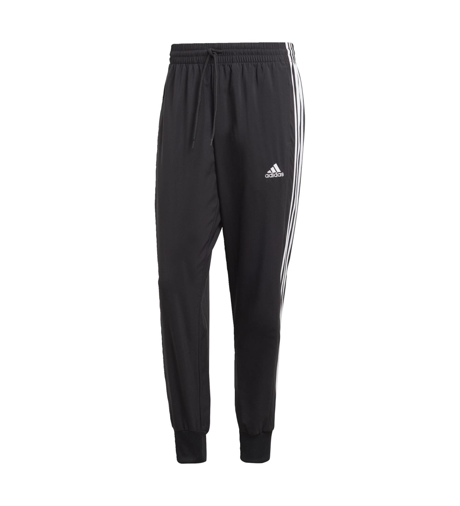 Buy adidas Men's 3-Stripe Woven Pants - Black/White | Stylish & Comfortable Athletic Wear for Every Occasion - Buy Online on GoSupps.com