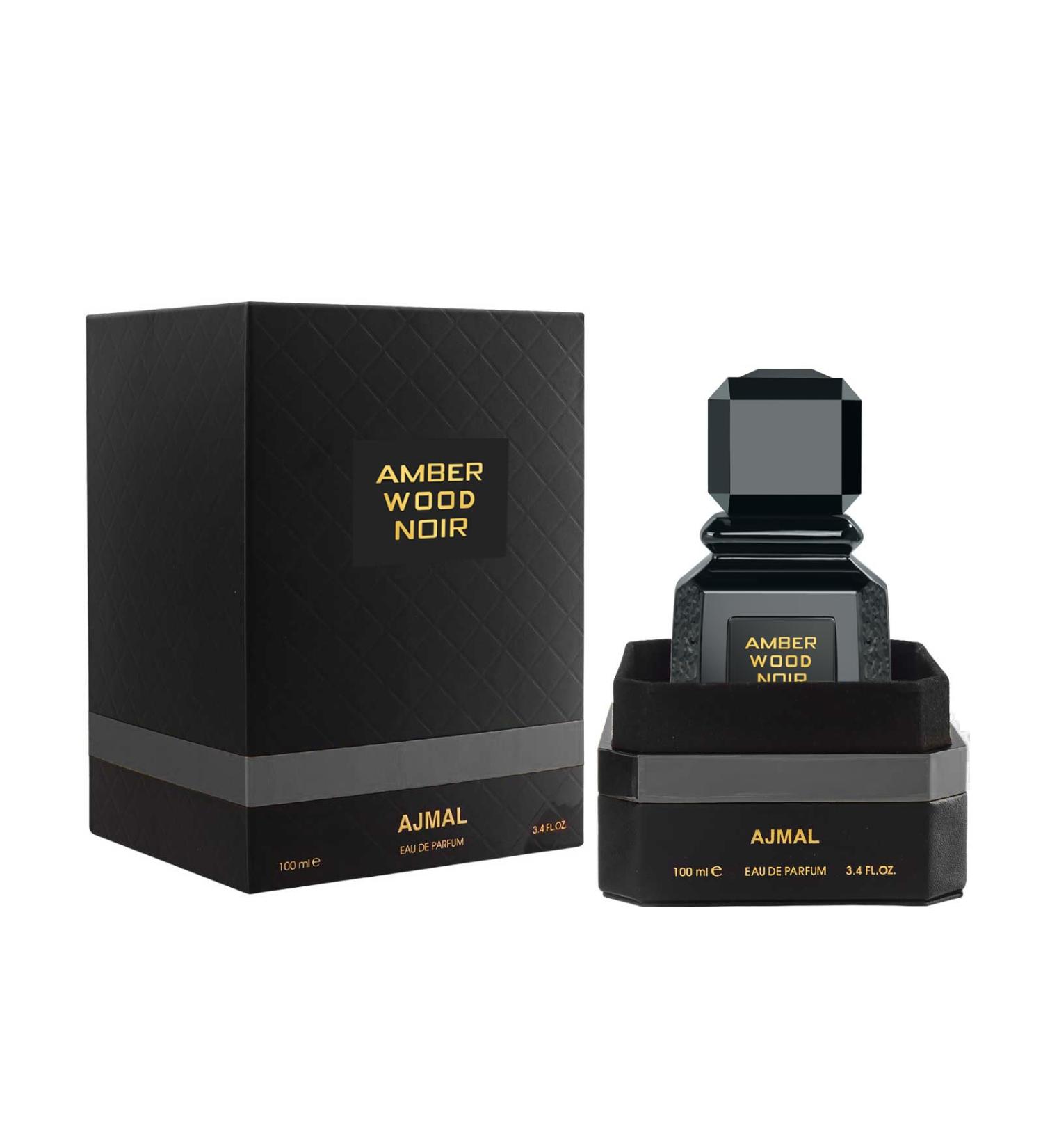 Ajmal Amber Wood Noir EDP 3.4 oz For Men & Women- Made in Dubai - Buy Online on GoSupps.com