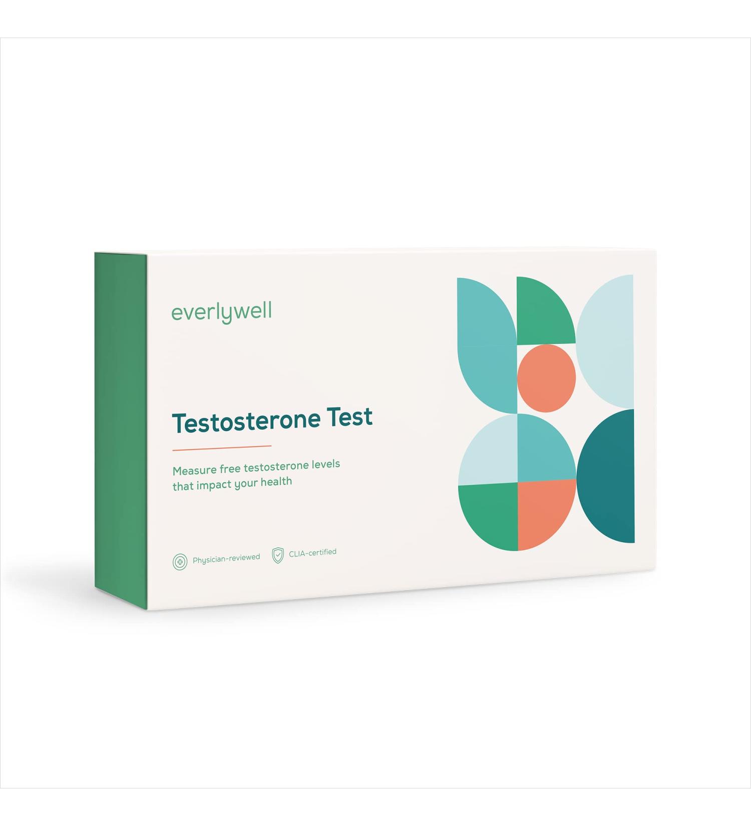 Everlywell Testosterone Test - at-Home Collection Kit - Accurate Results from a CLIA-Certified Lab Within Days - Ages 18+ - Buy Online on GoSupps.com