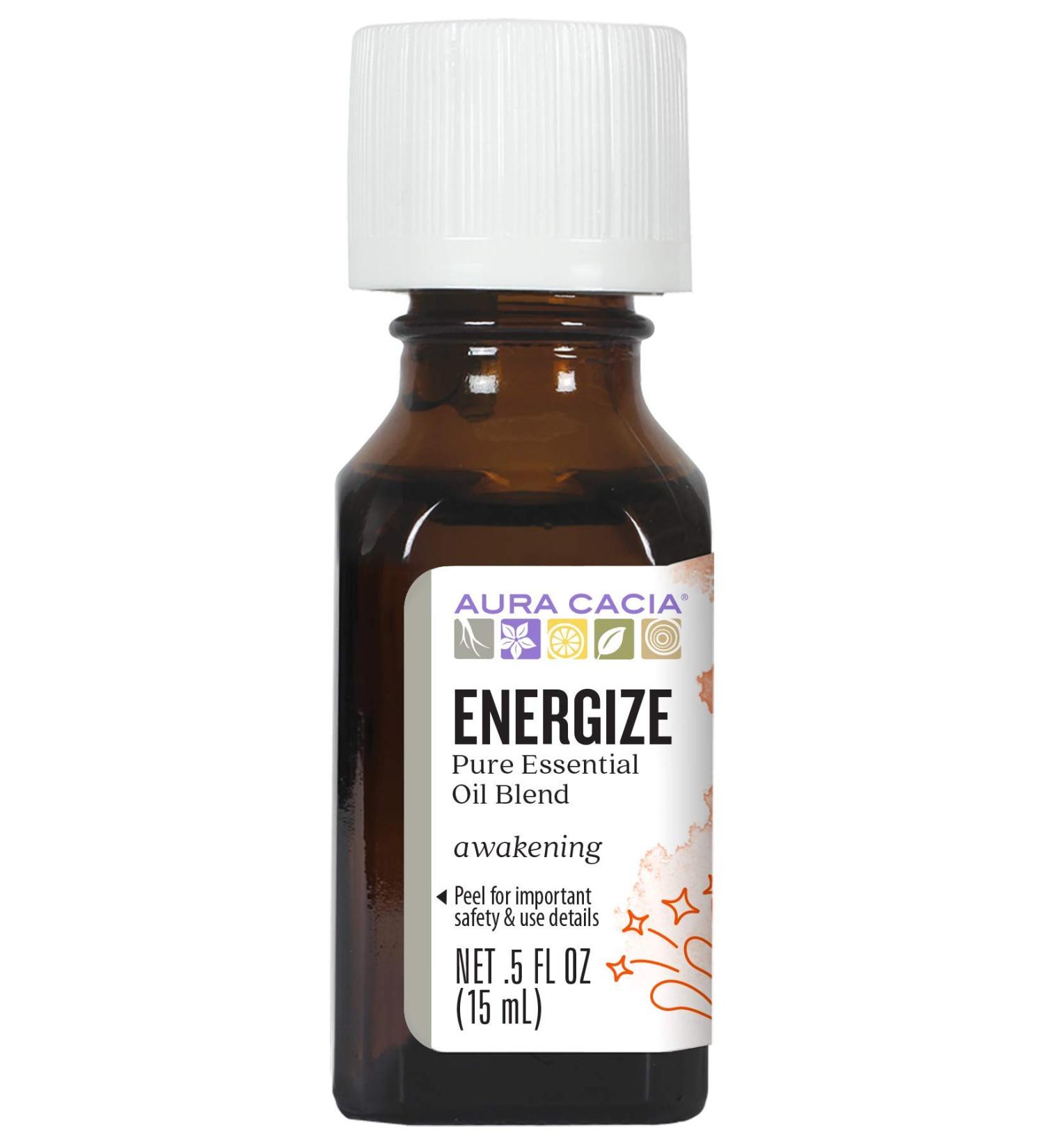 Buy Aura Cacia Energize Essential Oil Blend - 0.5 fl. oz. | Best Quality International Shipping - Buy Online on GoSupps.com